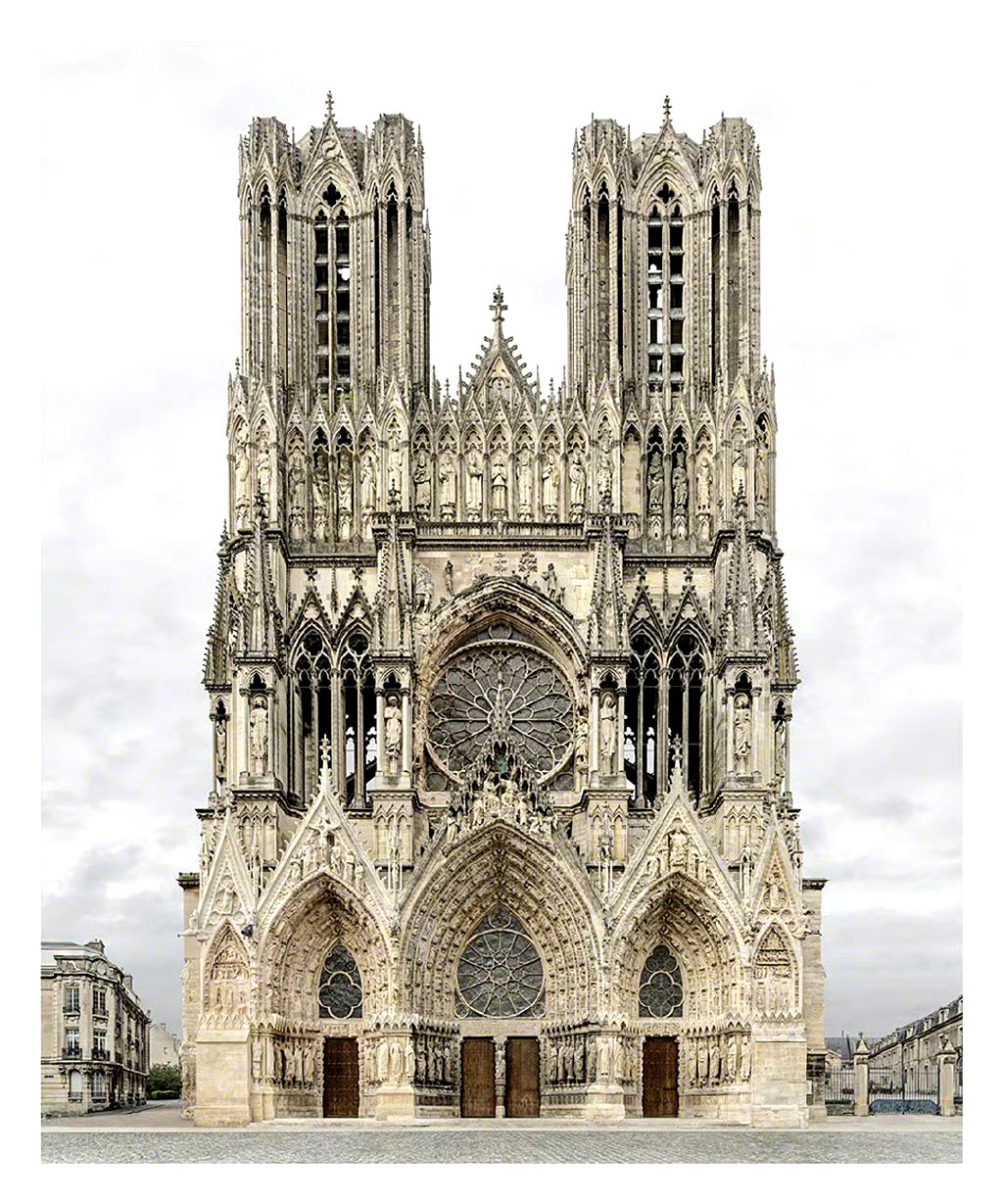 德国摄影师markus brunetti拍摄的一组欧洲教堂立面照片,展现了不同的