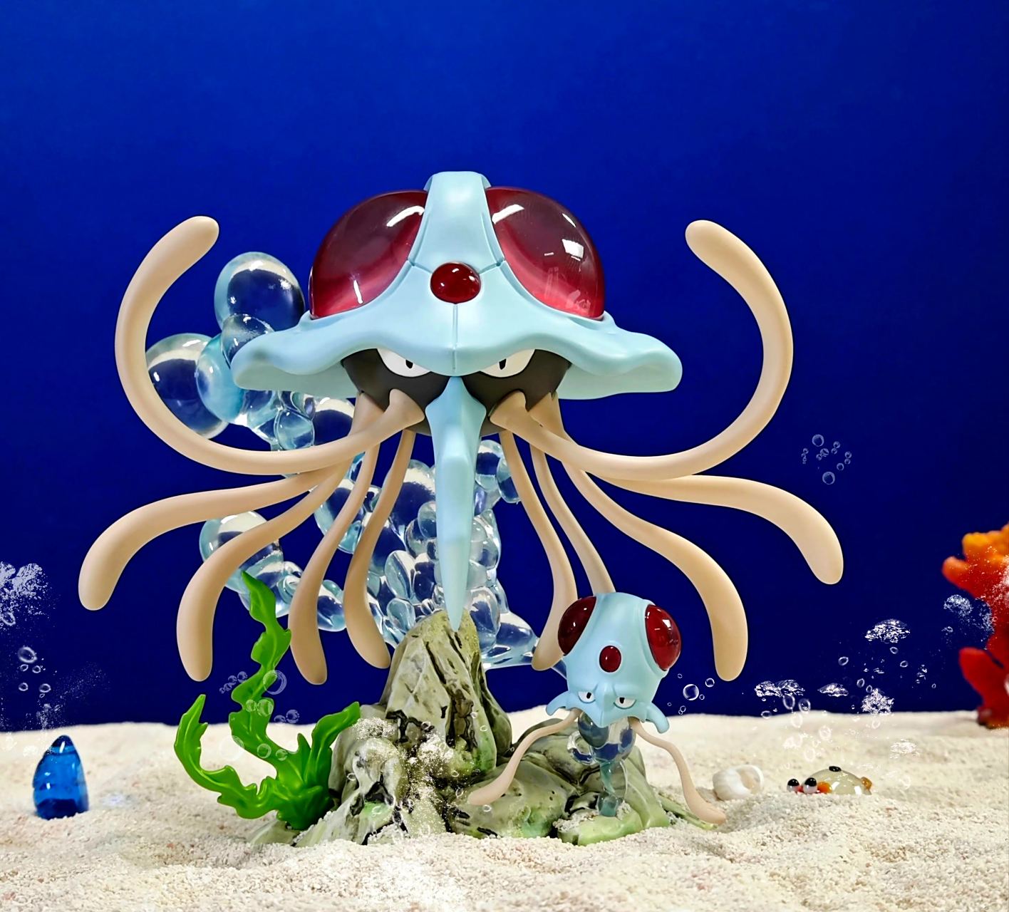 模型欣赏:pika 1/20  毒刺水母进化组,by taotaotoys.