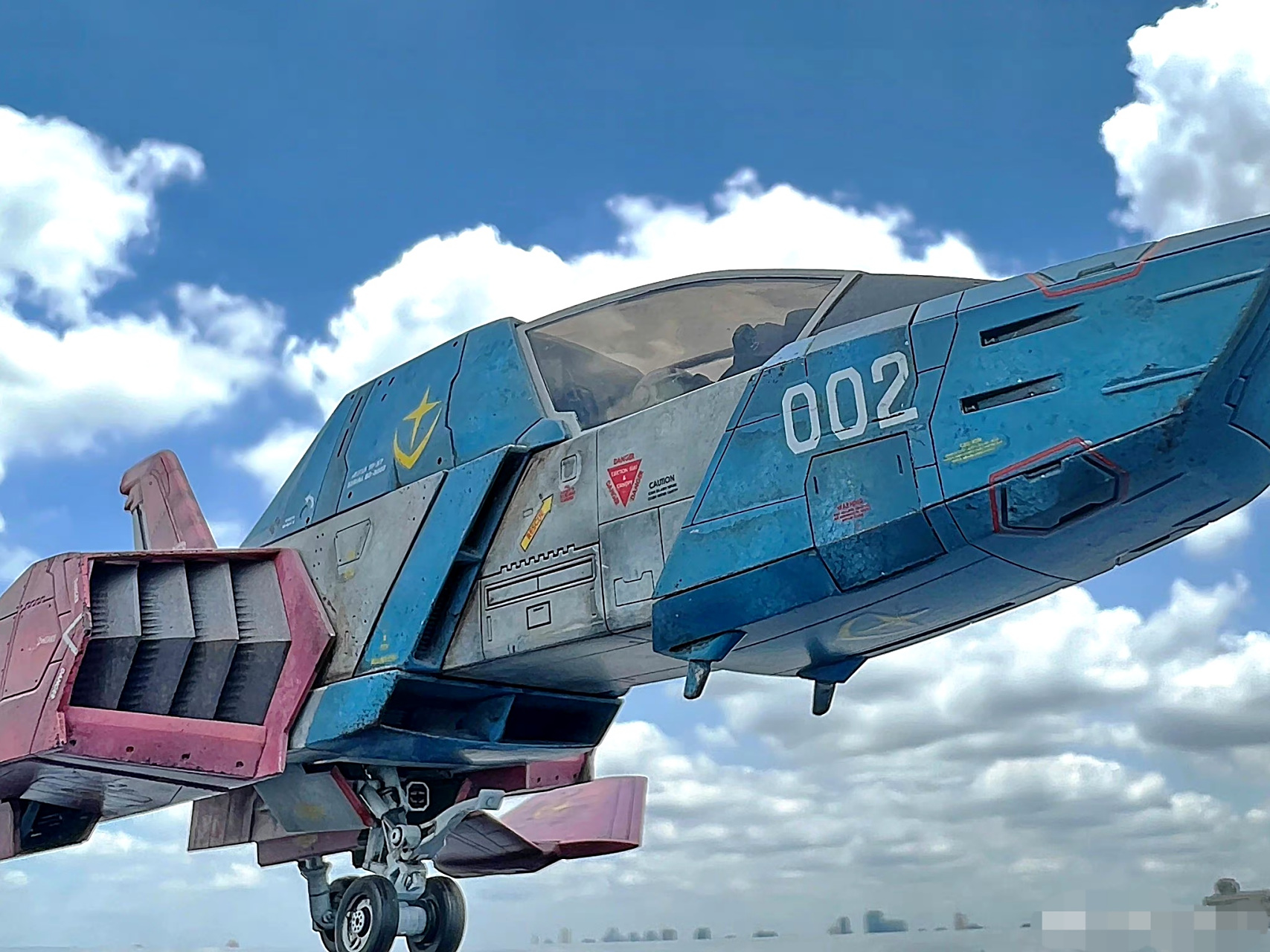 模型欣赏:机动战士高达 hguc 1/35  核心战机,by kakio.