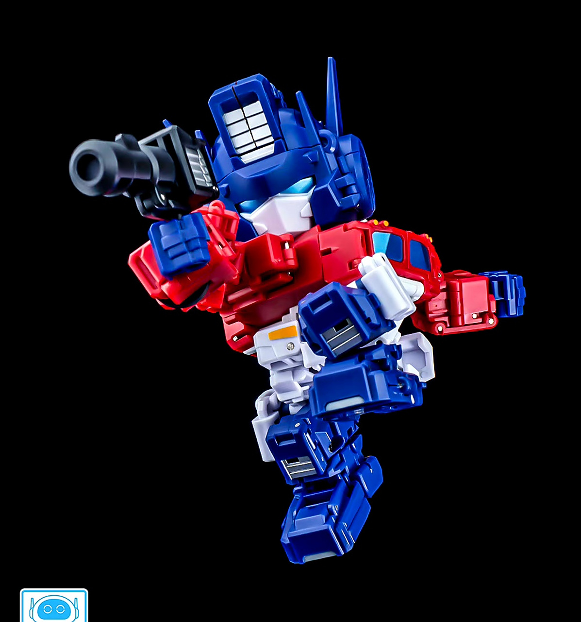 模型欣赏:魔方 ms-g04 卡卡仔/q版擎天柱.#动漫# #模型# #变形金刚