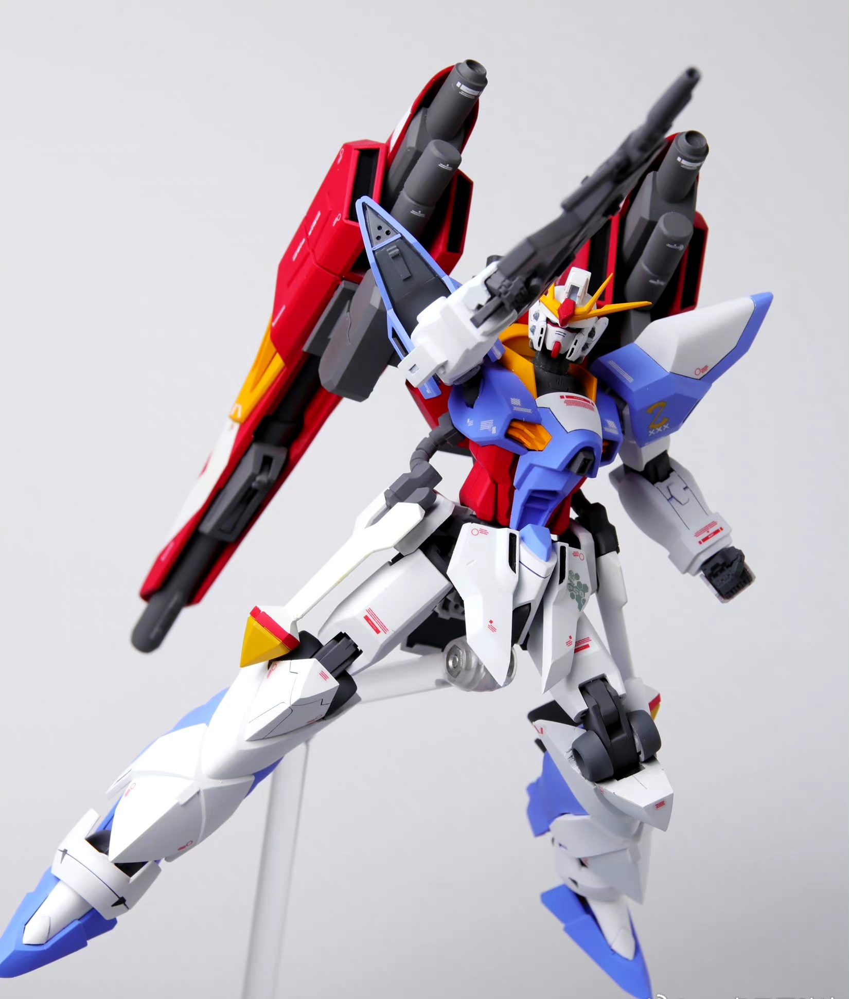 模型欣赏:机动战士高达seed ymf-x000a/h勇士高达h,by fortuna.