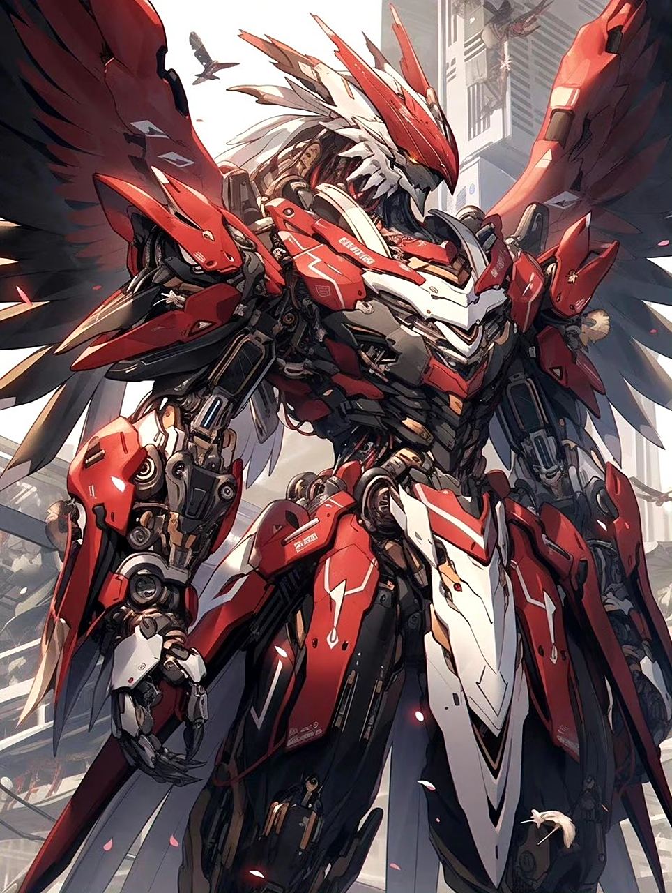 动漫# #插画# #机甲