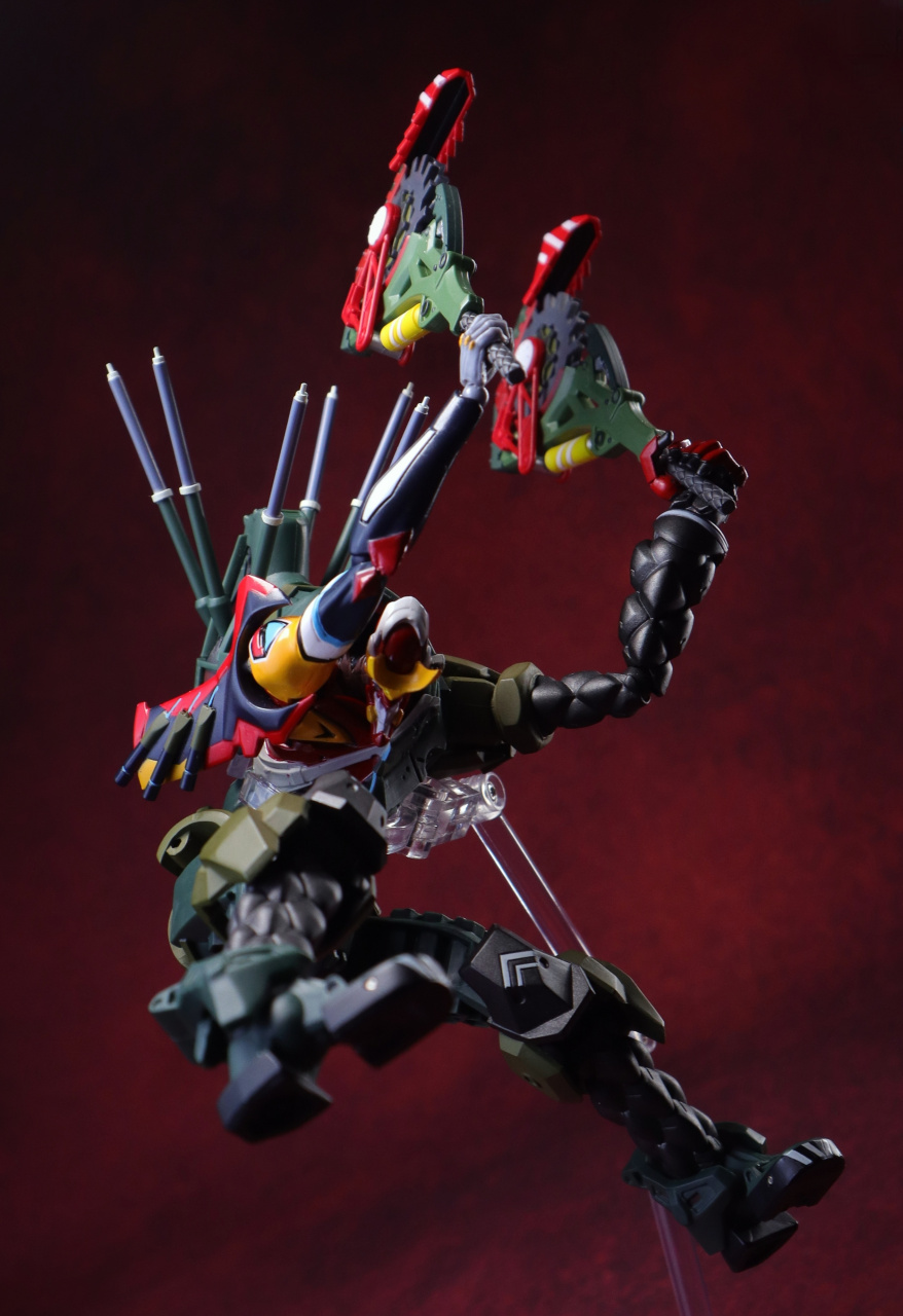 模型欣赏:模型师natemblem拍摄的一组海洋堂新二号机,出自《新世纪