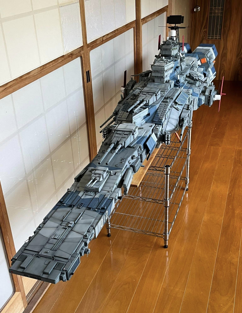模型欣赏:机动战士高达 1/144比例地球联邦军麦哲伦级战列舰,by nori
