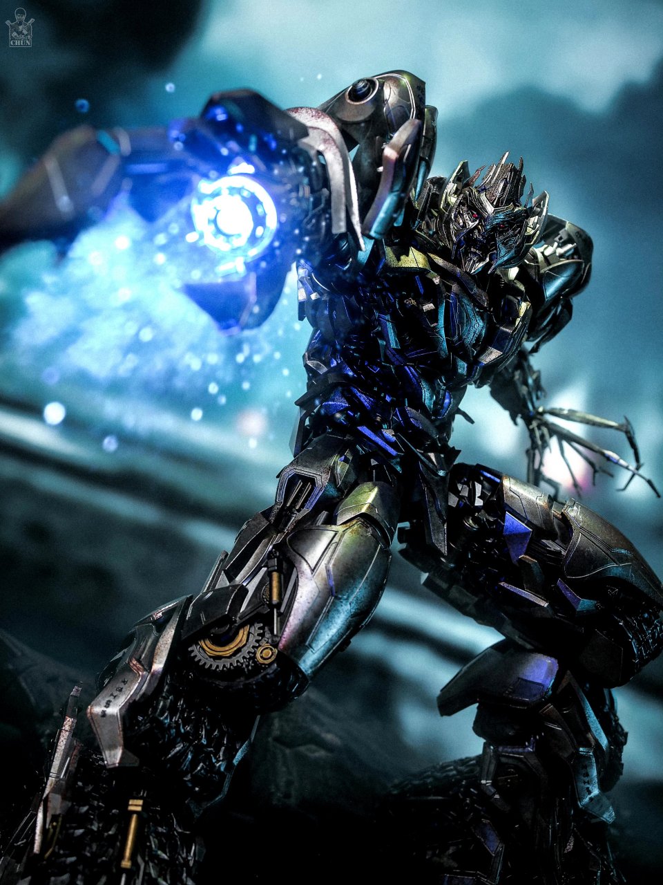 模型欣赏:threezero dlx 变形金刚2 坦克威震天,与擎天柱相爱相杀,by