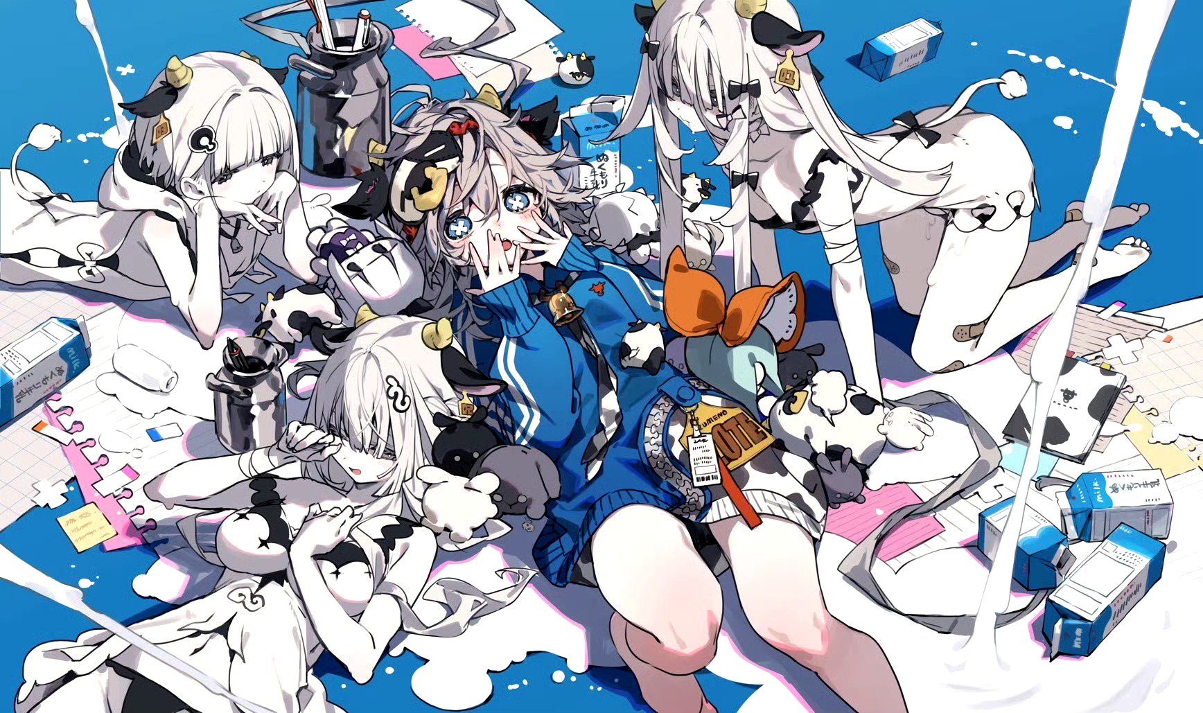 画师niiiitoooon动漫人物插画作品欣赏