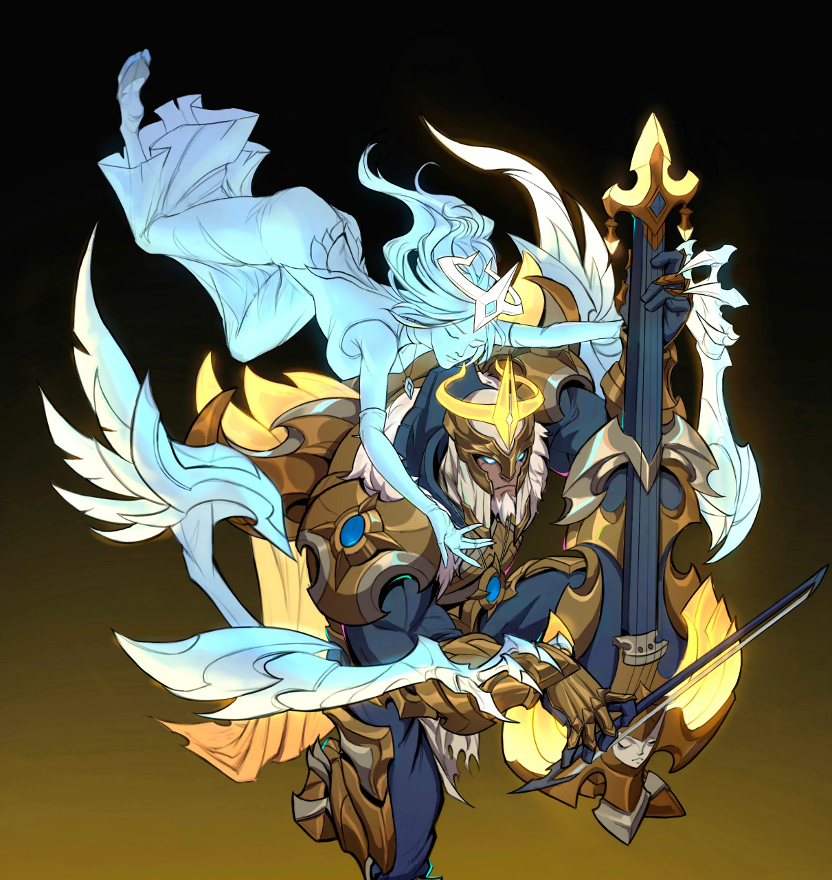 五杀乐队苍穹之光概念短片制作幕后概念设定欣赏,人物设计十分精致生