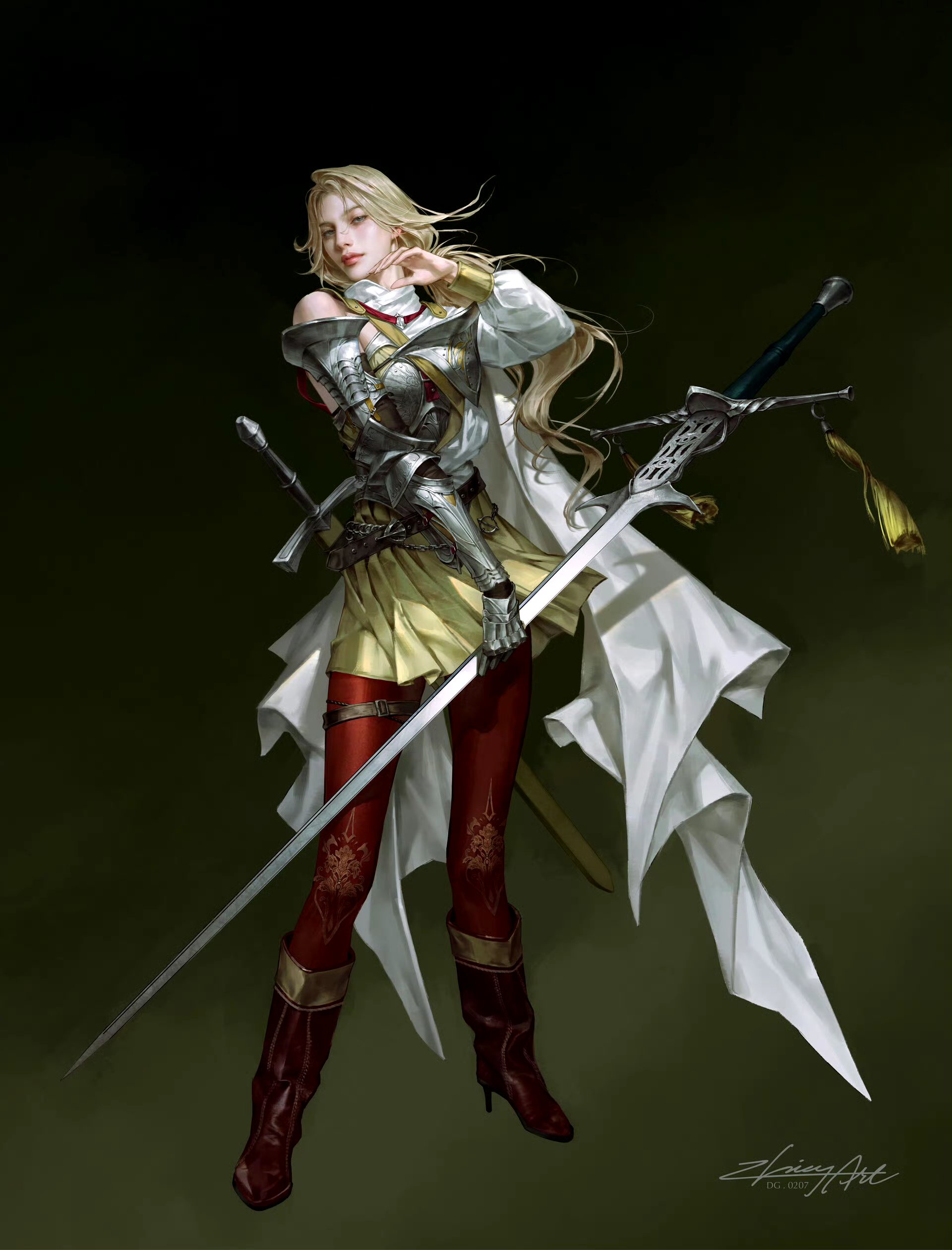 画师zhincy动漫人物插画作品欣赏