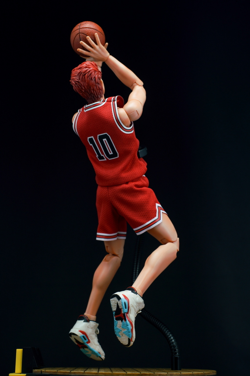 模型欣赏:dasin_m 1/8 樱木花道 天才红发少年 10号球员,by 模魂工作