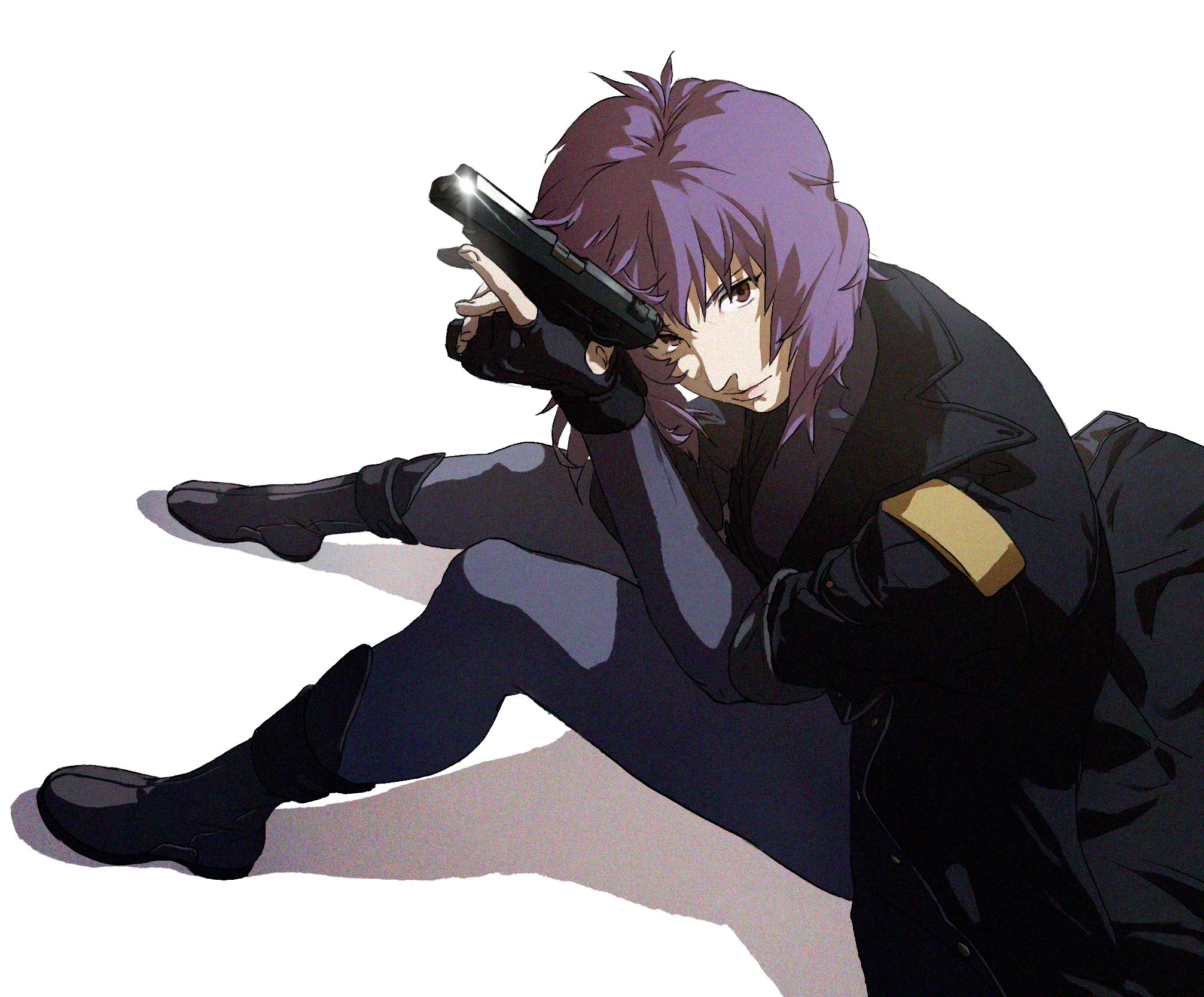 分享一组《攻壳机动队》同人插画作品,描绘了草薙素子的日常生活,除了