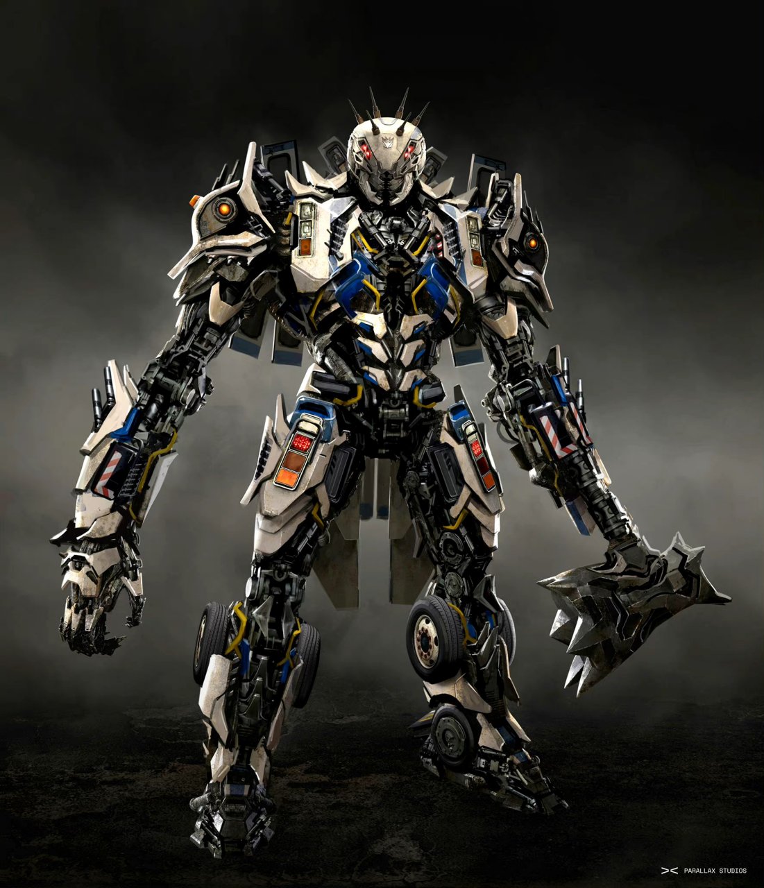 《变形金刚:超能勇士崛起》早期设定欣赏:霸天虎运载的两种形态,爵士