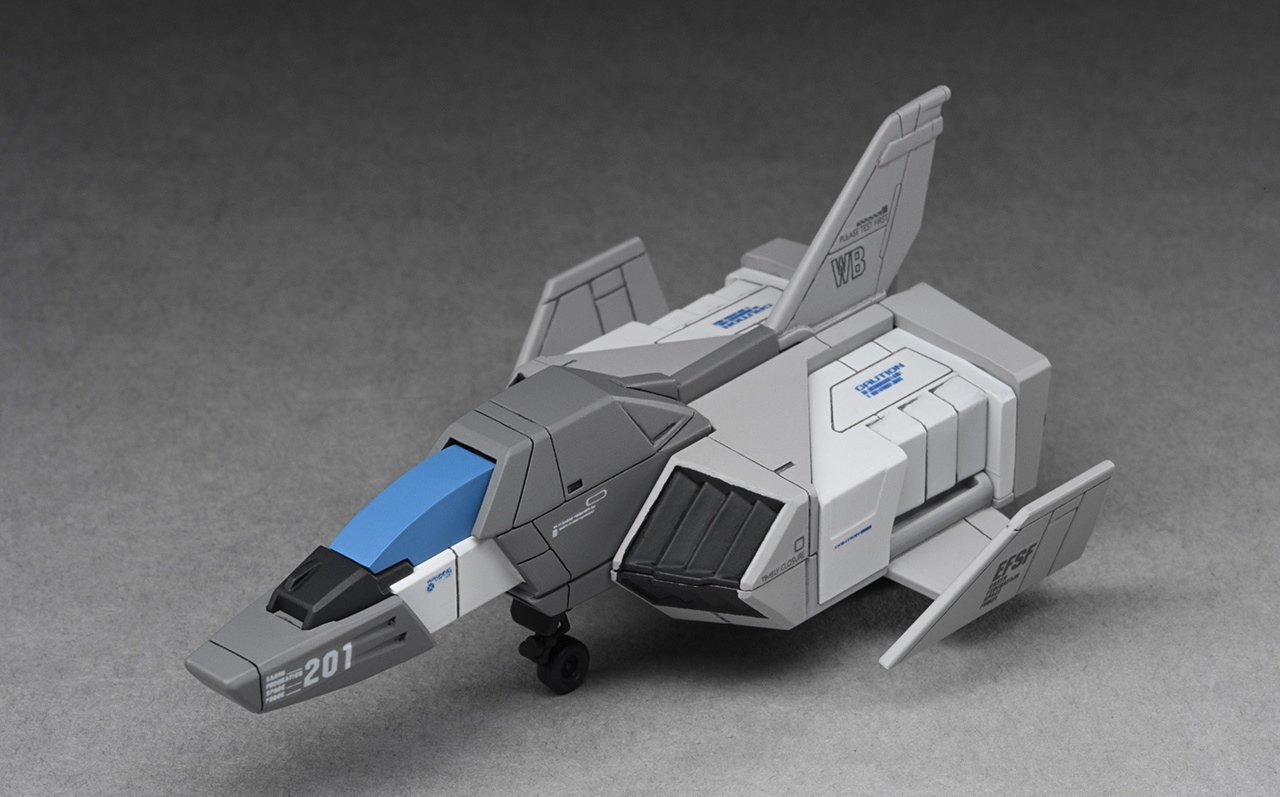 模型欣赏:机动战士高达 1/100 核心战机,by 白用感叹号.