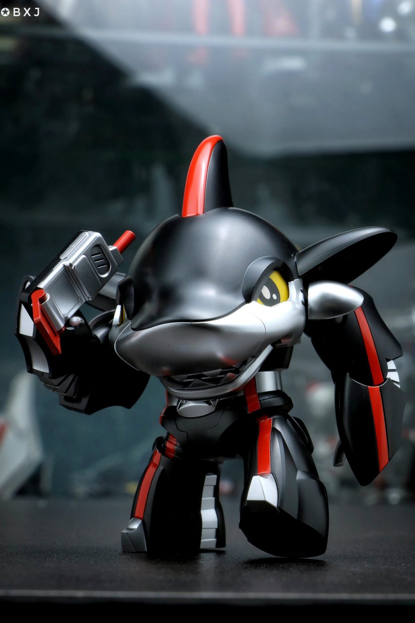 模型欣赏:橘猫工业 铁甲小宝 鲨鱼辣椒假面骑士重涂,by 边态小鸡.