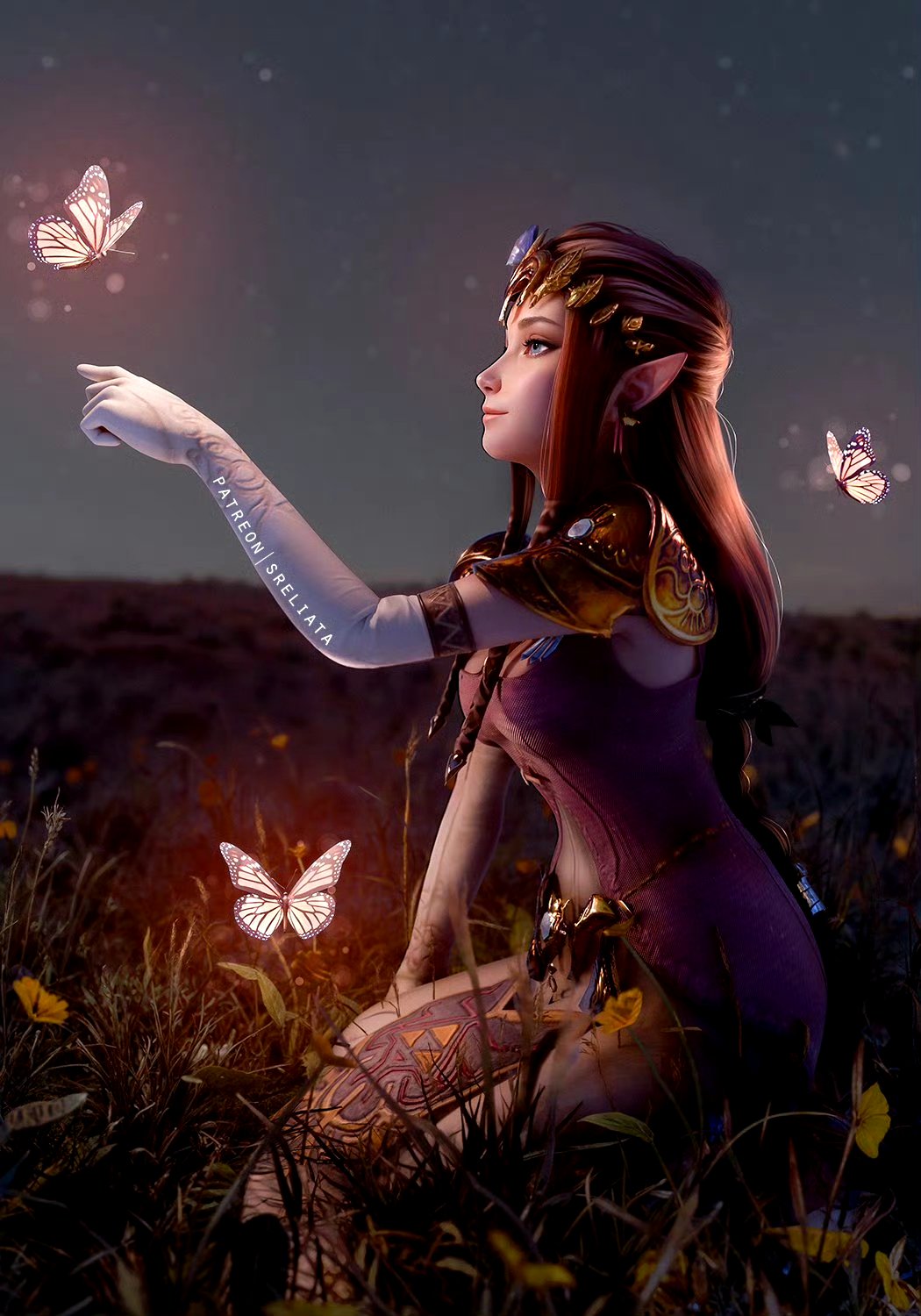 3d艺术家s动漫人物作品欣赏,用细腻的建模展现了最终幻想系列游戏中的