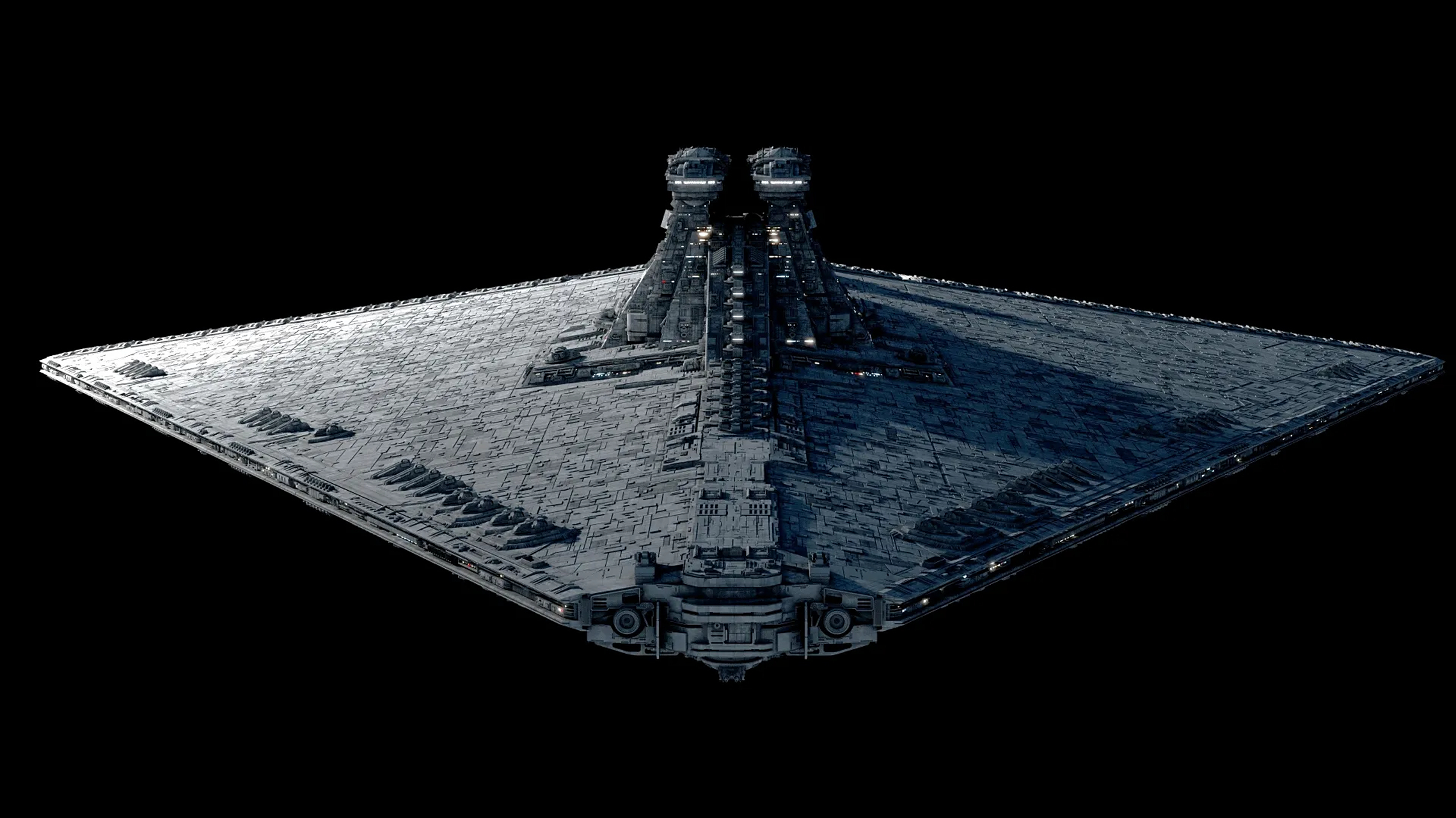 建模欣赏:星球大战 帝国 追迹者级战斗航母.#动漫# #模型# #星球大战