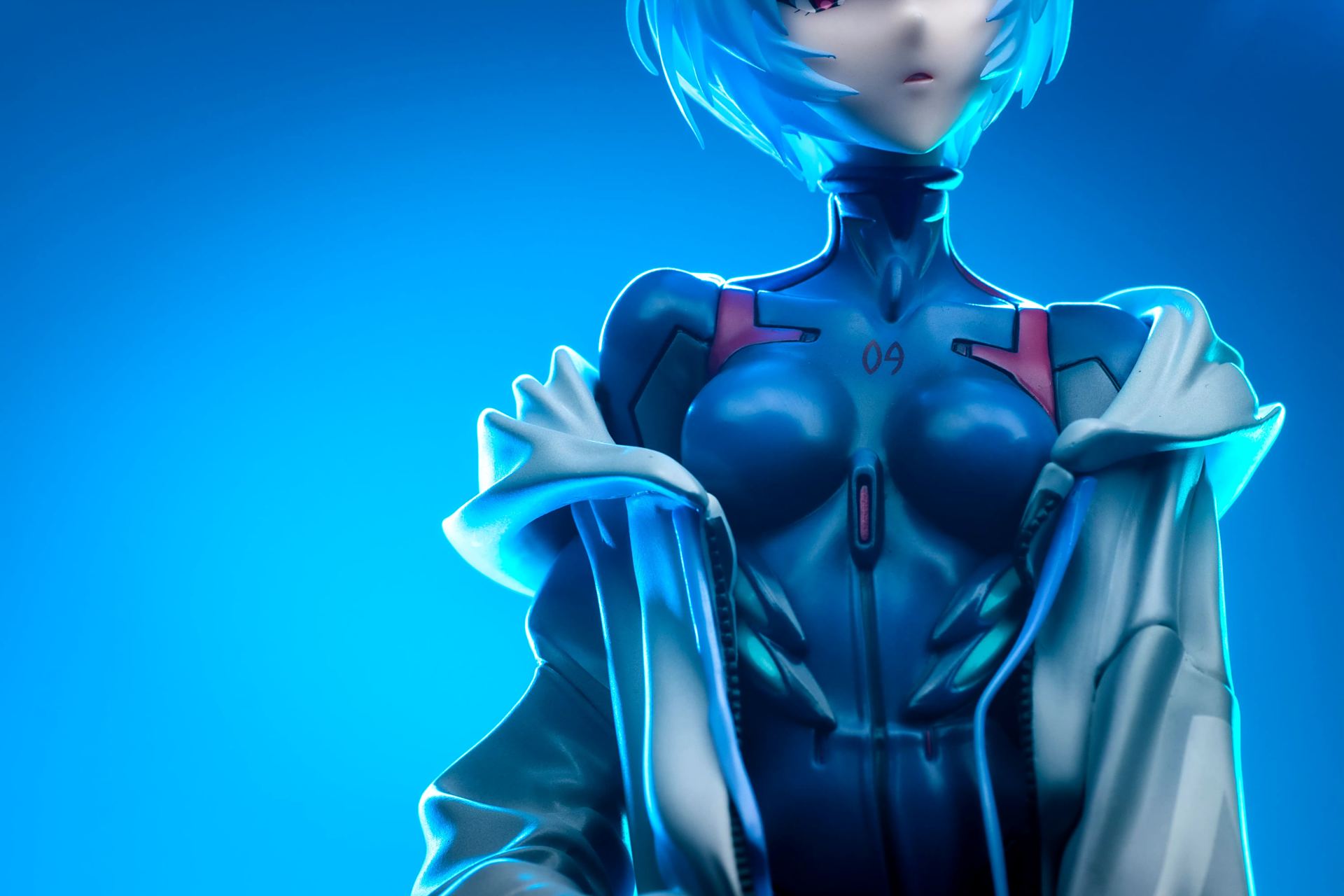 模型欣赏:alter 米山舞 新世纪福音战士 黑色绫波丽,by lam闻风.