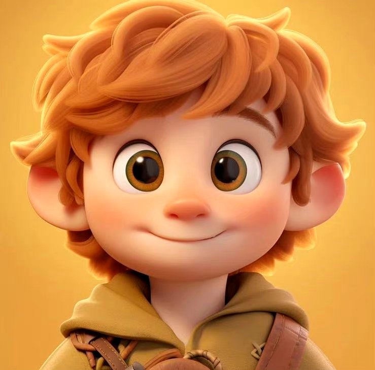 一组皮克斯风格的《指环王》人物插画欣赏,或者这样可以叫做《指环总