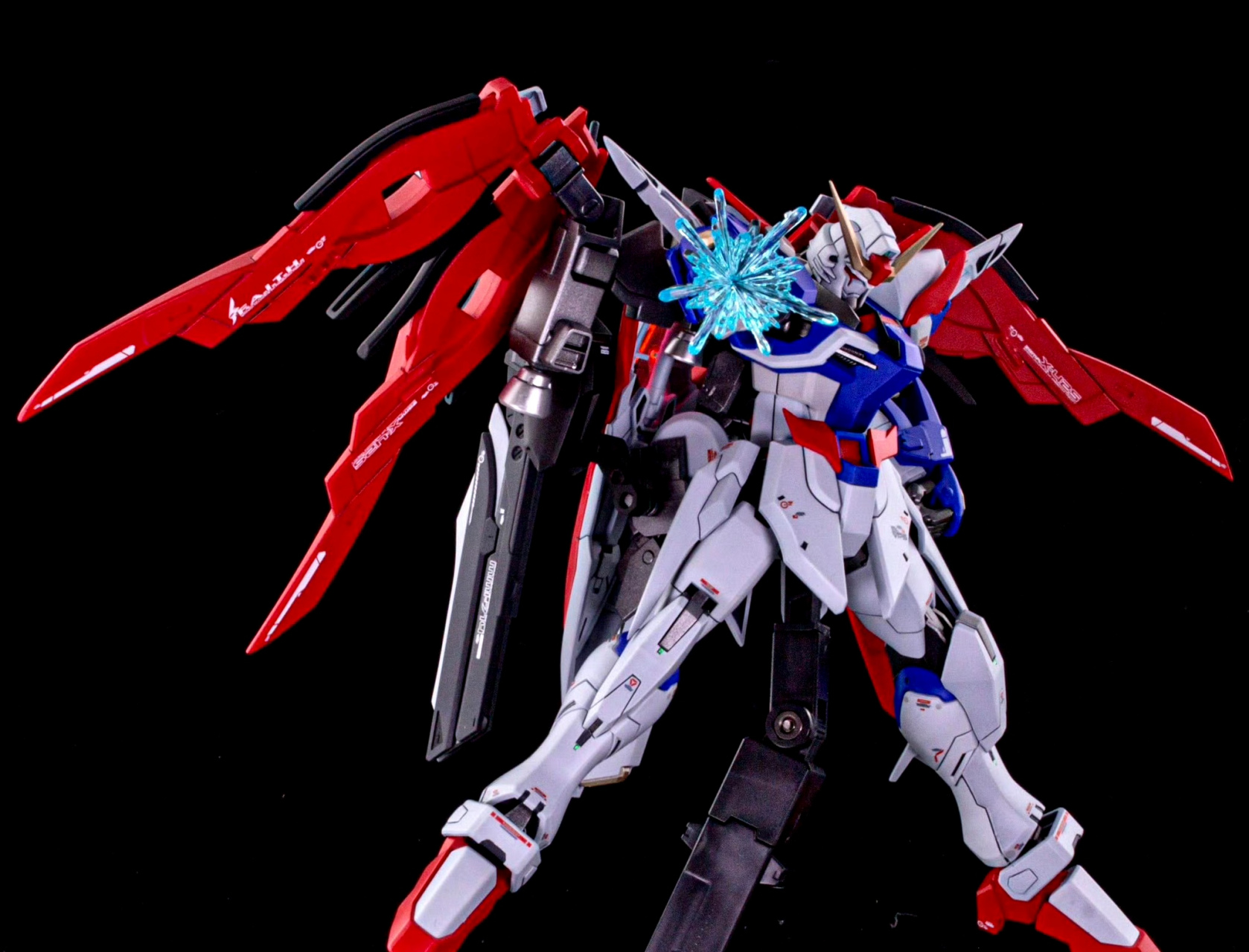 模型欣赏:机动战士高达seed destiny 命运高达改造 焱命运高达,结合了