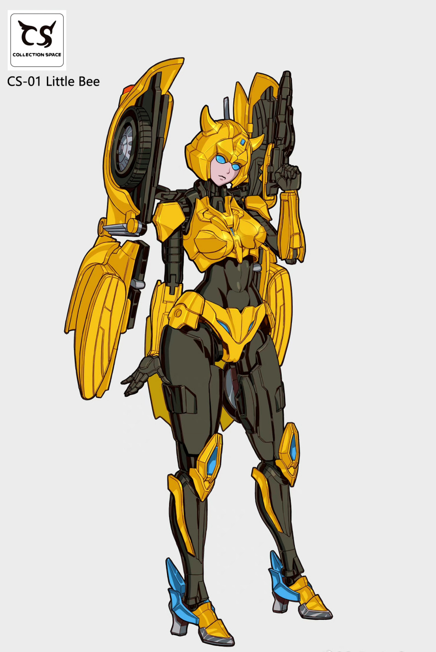模型欣赏:collectionspace 机械姬美少女 cs-01小蜜蜂.