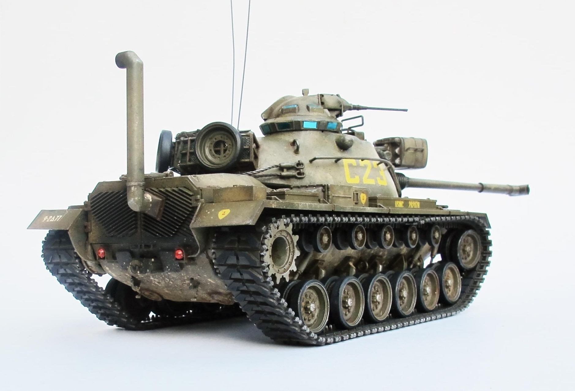 军模欣赏:田宫 美国陆军 m48-a3坦克,by fred jones.