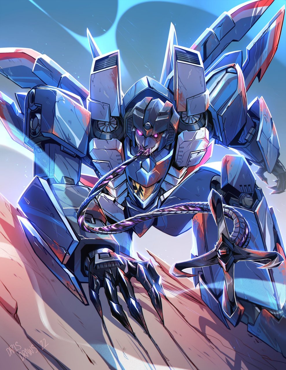 一组idw风格的变形金刚角色插画欣赏,人物设定越来越帅气,by darlsdr