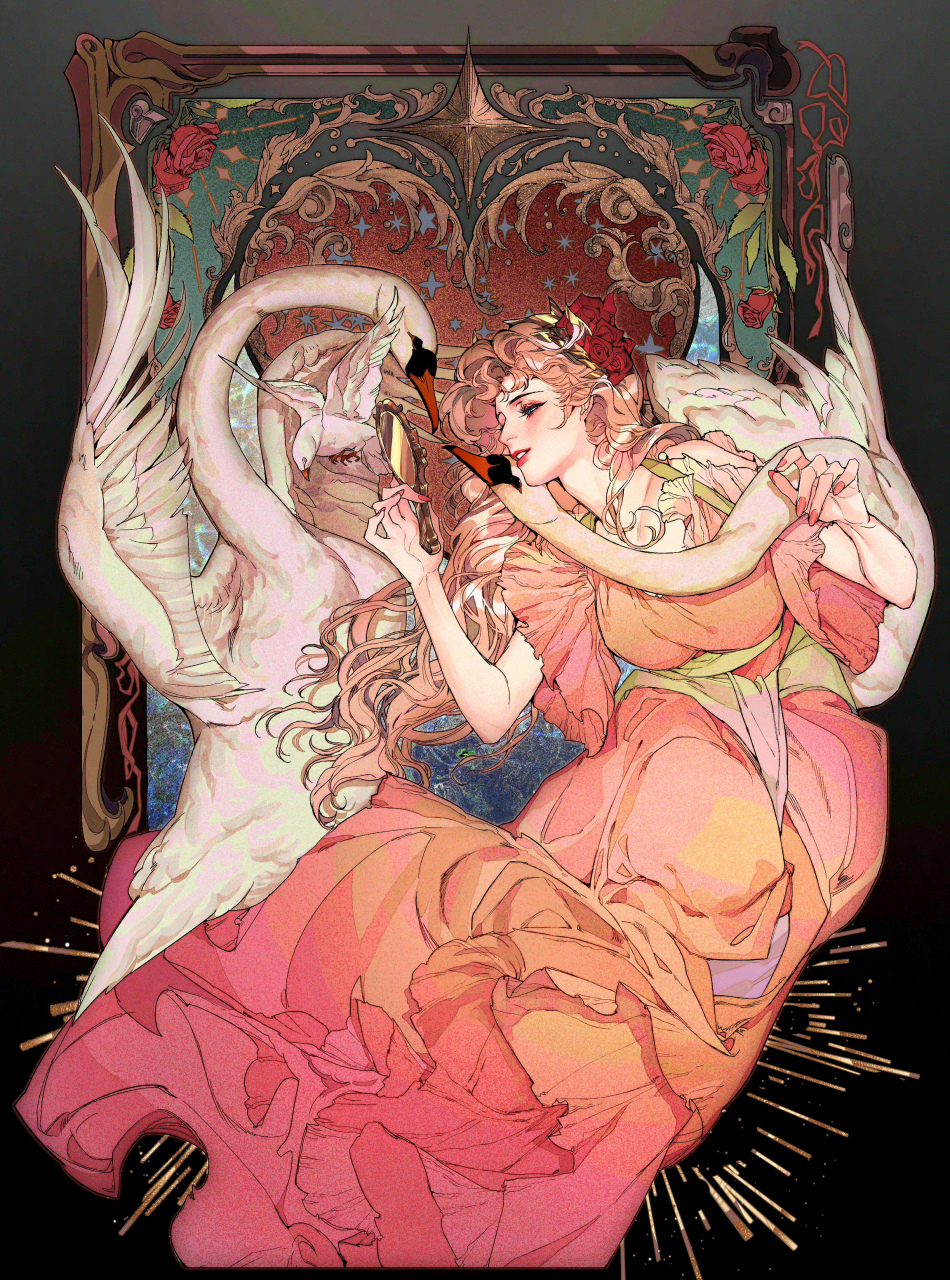 一组主题为"希腊诸神"的人物插画欣赏,有慕夏的风格,by 画瘾激怒.