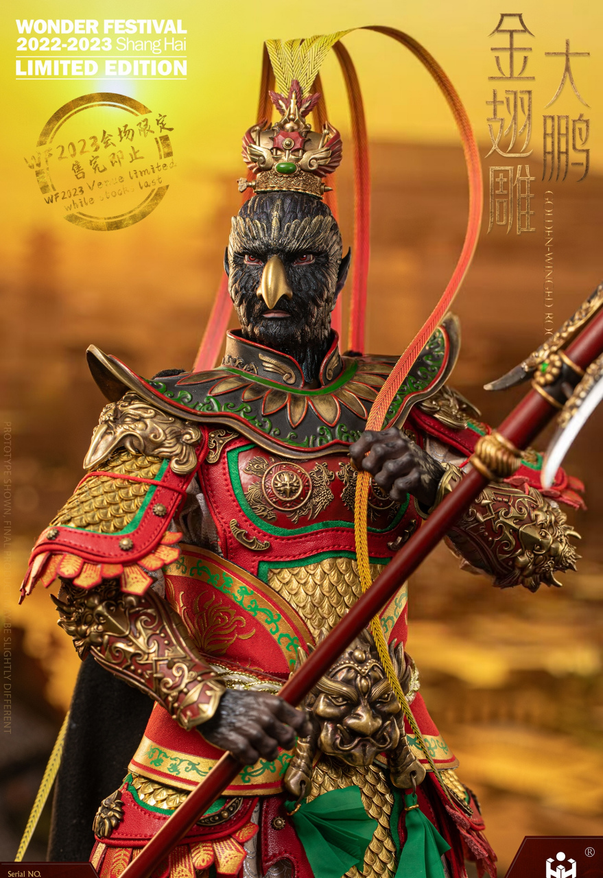 模型欣赏:haoyutoys 1/6 神话系列《西游记》大鹏金翅雕与黄牙老象.