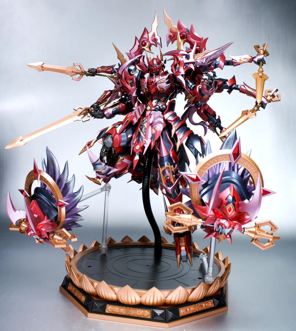 模型欣赏:藏道 六道之一 神罡道·阿修罗,by 模魂工作室.