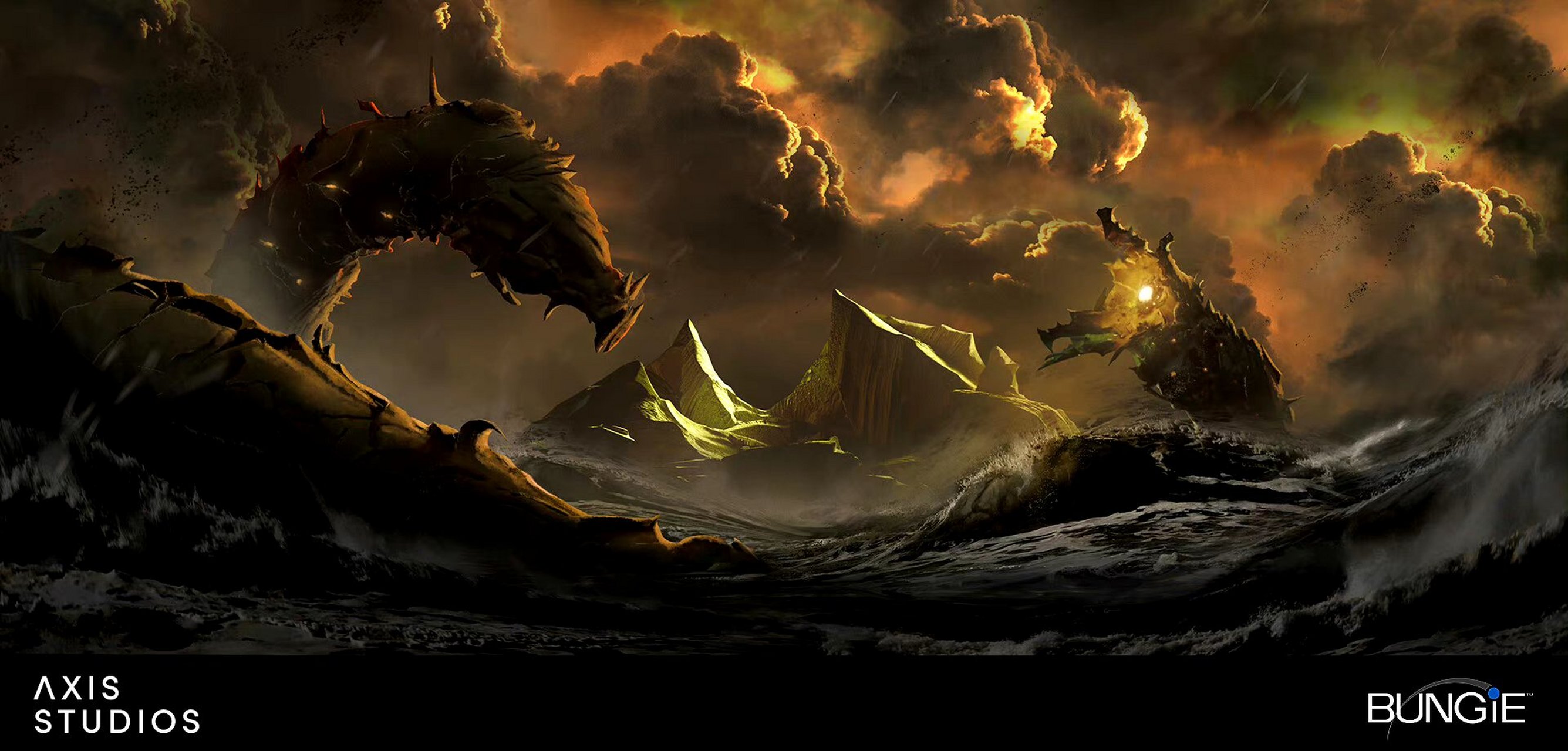 画师kamila szutenberg游戏场景概念设计欣赏,用光影效果营造画面的