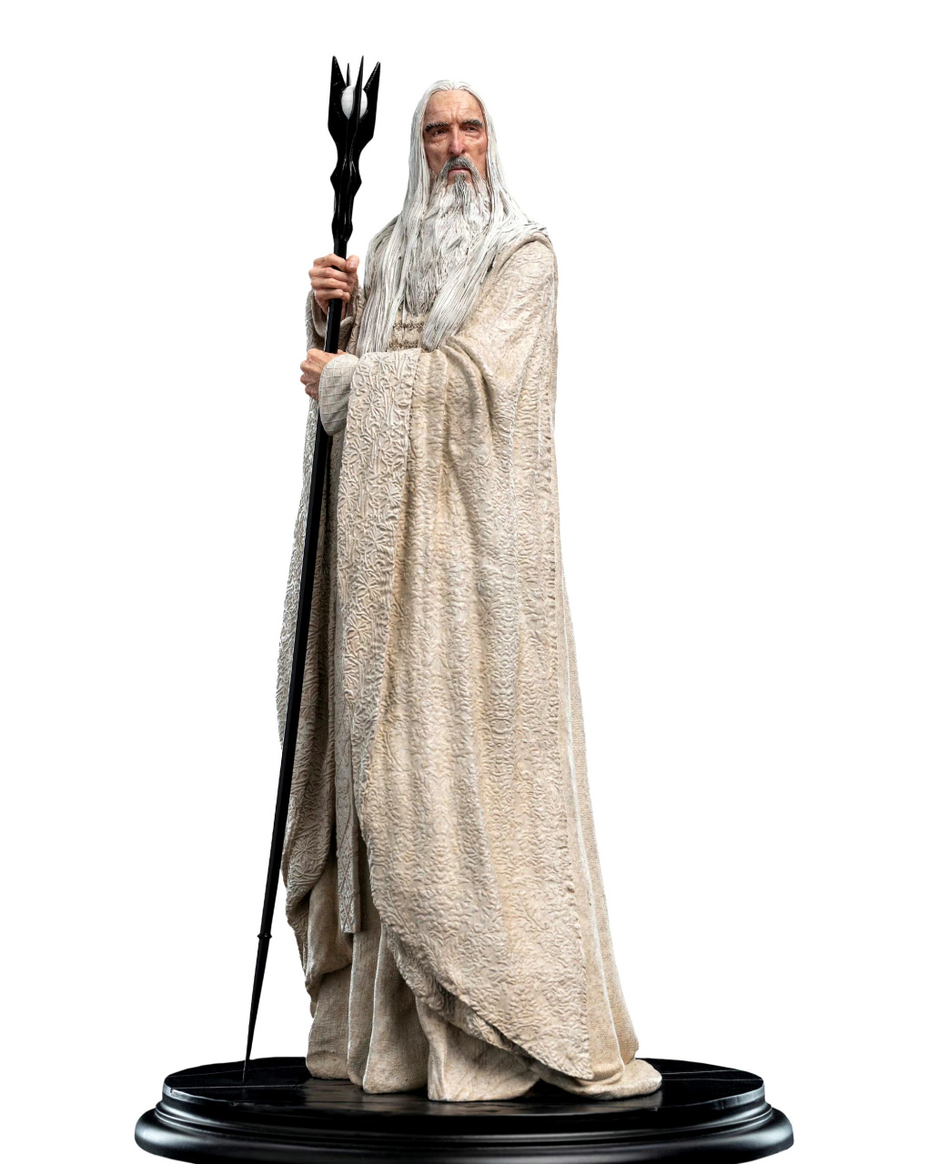 模型欣赏:weta workshop 1/6 魔戒 经典系列 白袍萨鲁曼/saruman 雕像