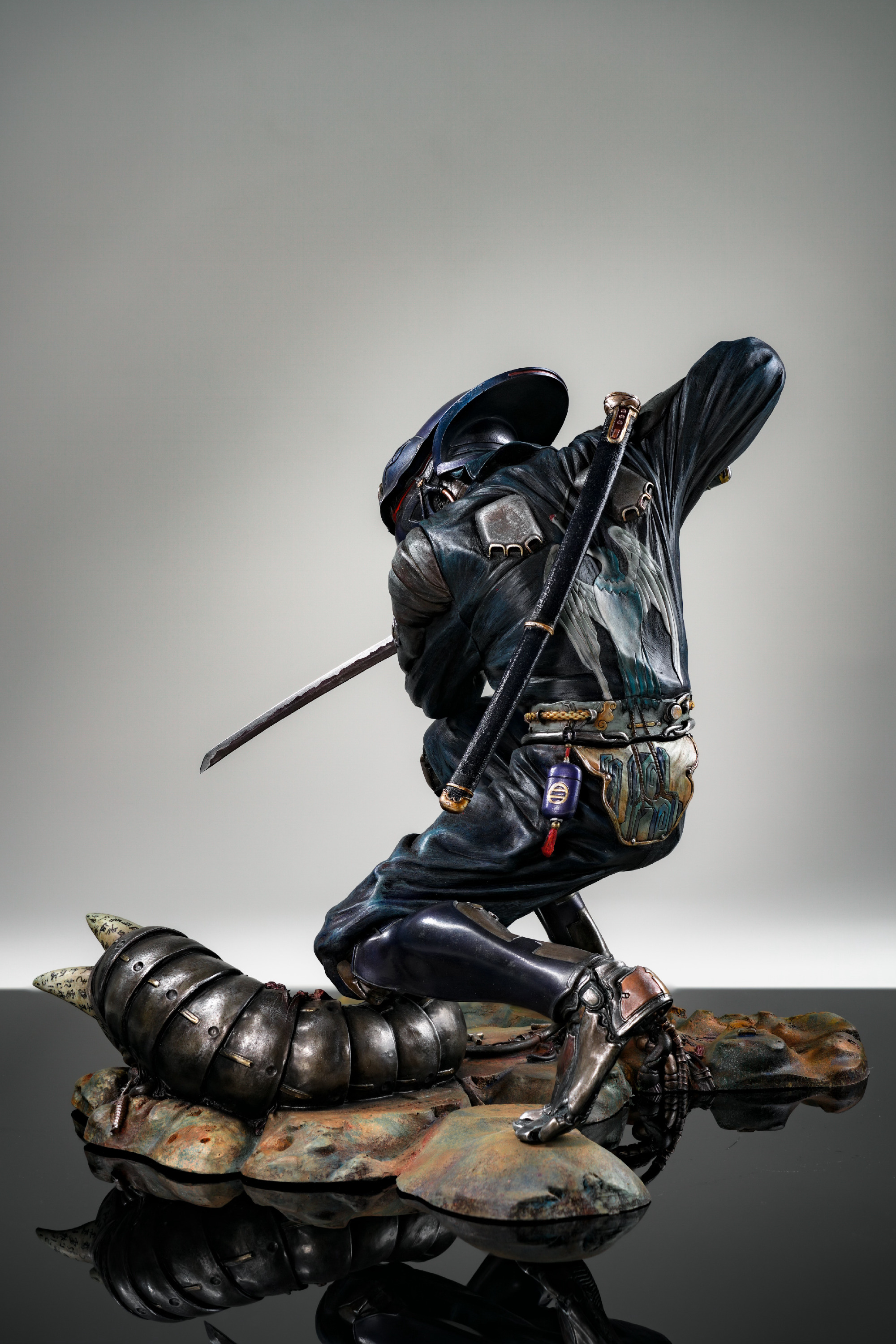 模型欣赏:竹谷隆之 未来忍者 白怒火,涂装师:庞晋皖.