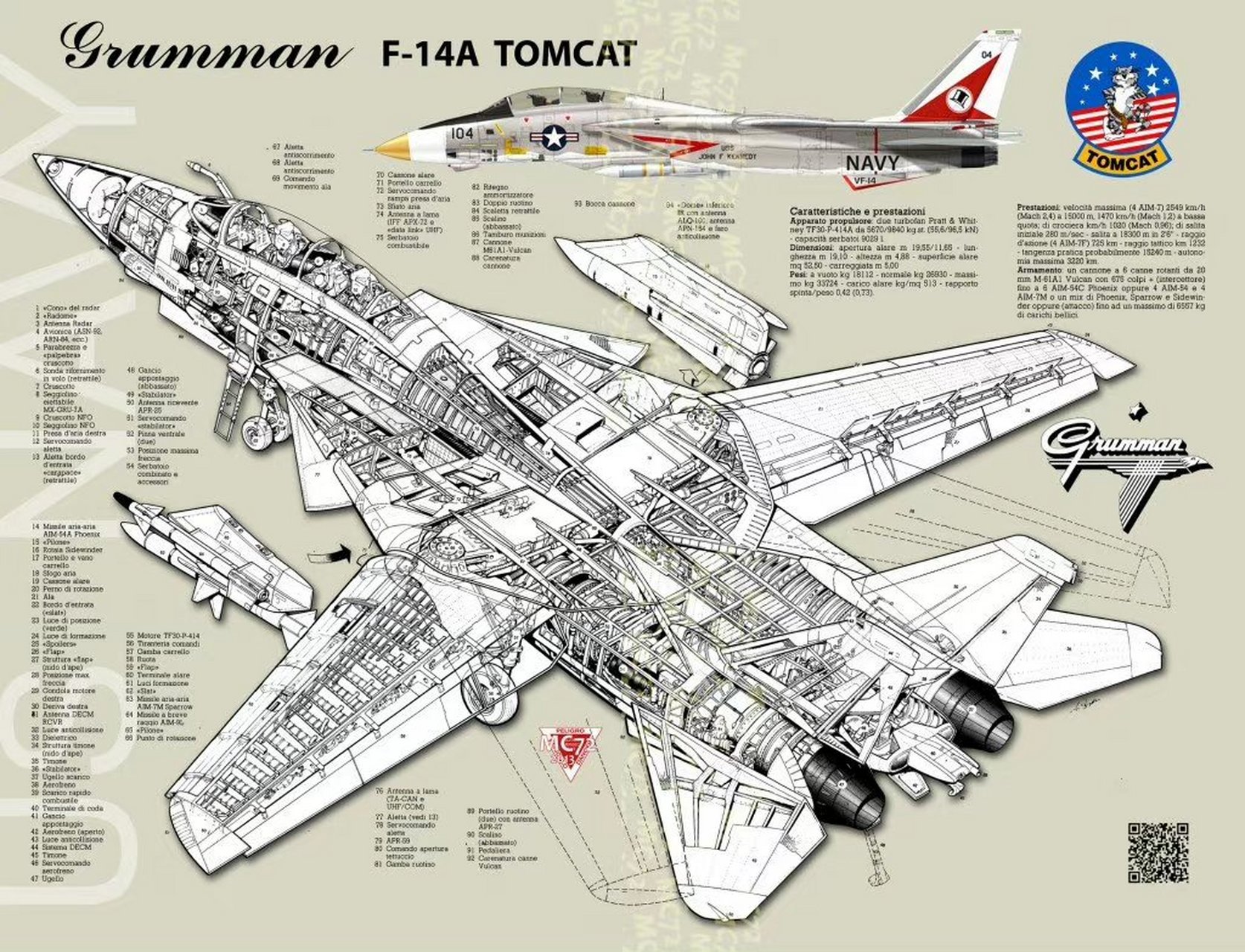 爱"猫"人士最爱,f-14雄猫透视图一组.#动漫# #插画# #战斗机
