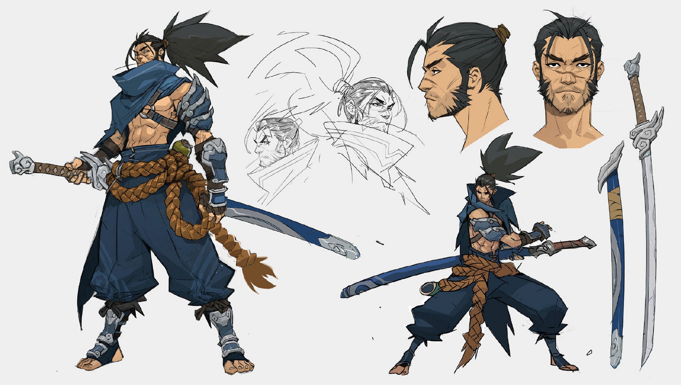 《英雄联盟》格斗游戏《project l》亚索,德莱厄斯,阿狸,艾克角色概念