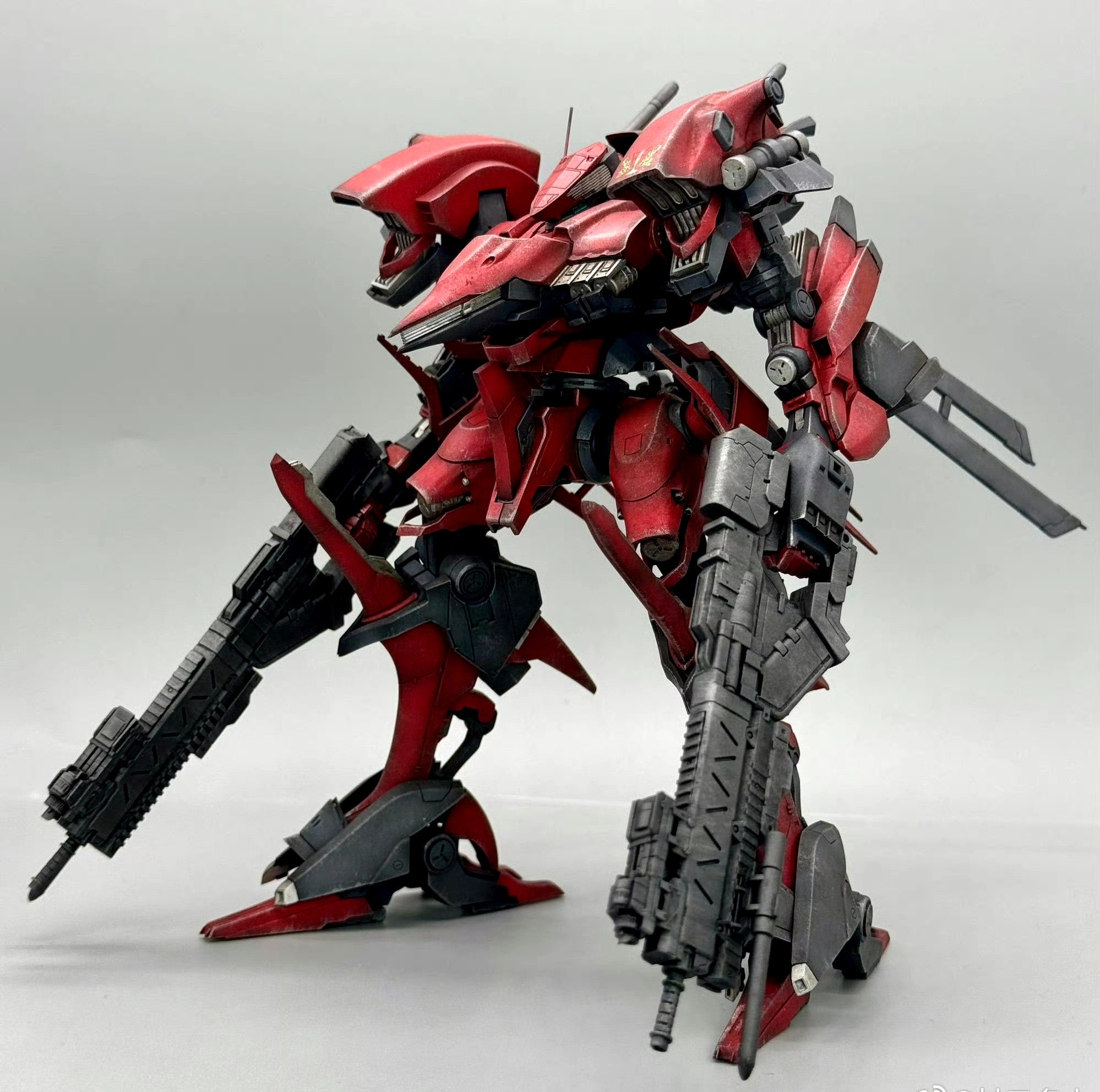 模型欣赏:模型师zama制作的寿屋装甲核心雷纳德