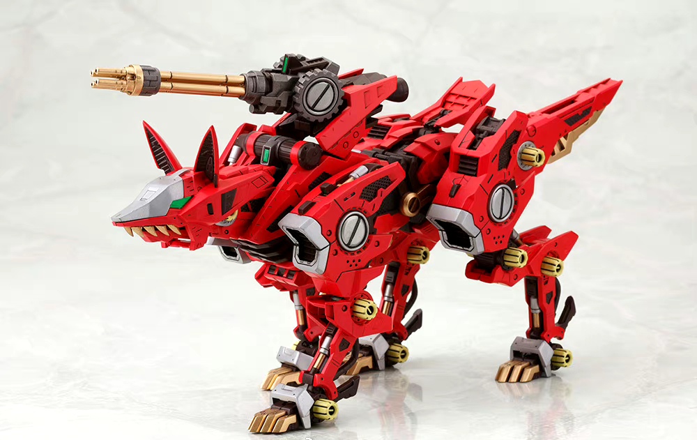 模型欣赏:寿屋 模型 hmm 索斯机械兽 rz-046 火狐 marking plus.