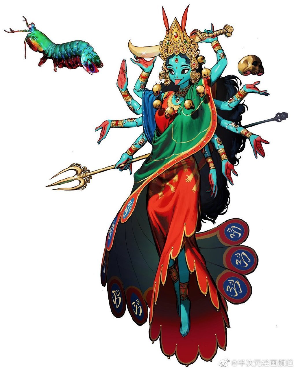 画师rinotuna拟人插画欣赏,将各种动物与物品创造出了人物形态.