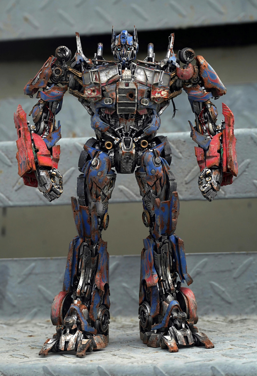 模型欣赏:极创工作室 变形金刚4 隐匿模式擎天柱.