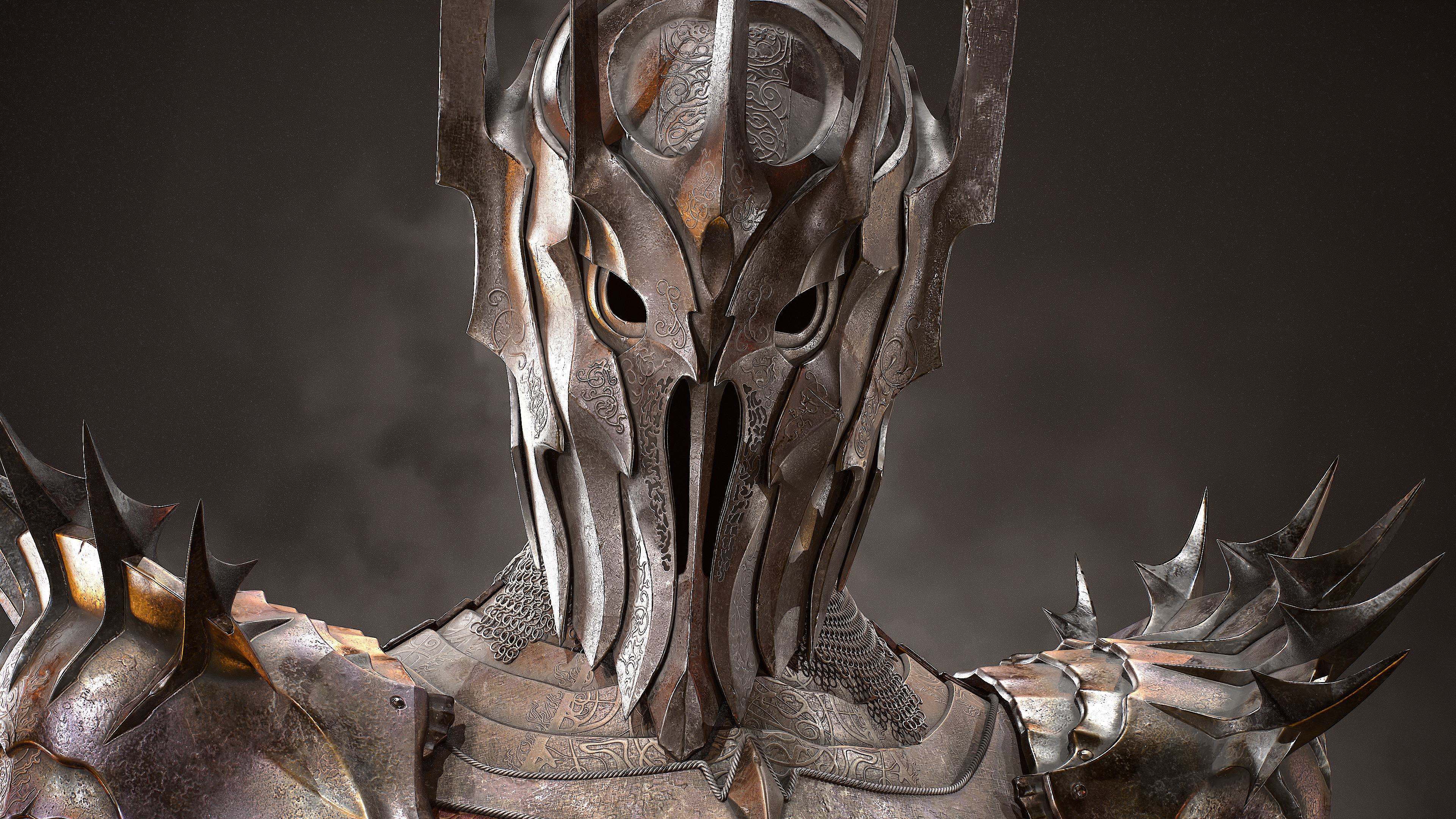 建模欣赏:指环王 索伦, 建模师artem komonov.#动漫# #模型# #指环王