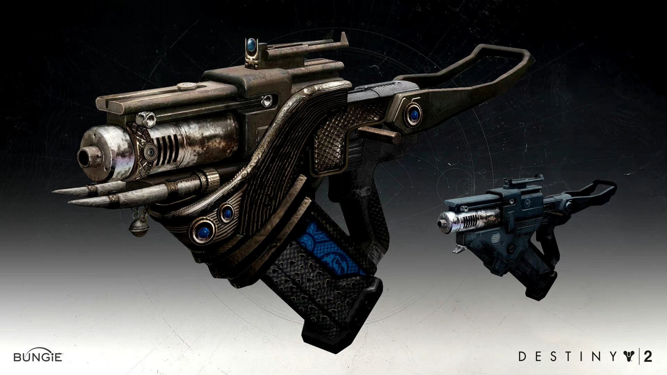 马来西亚艺术家richard foo创作的《命运2》载具武器概念设计.