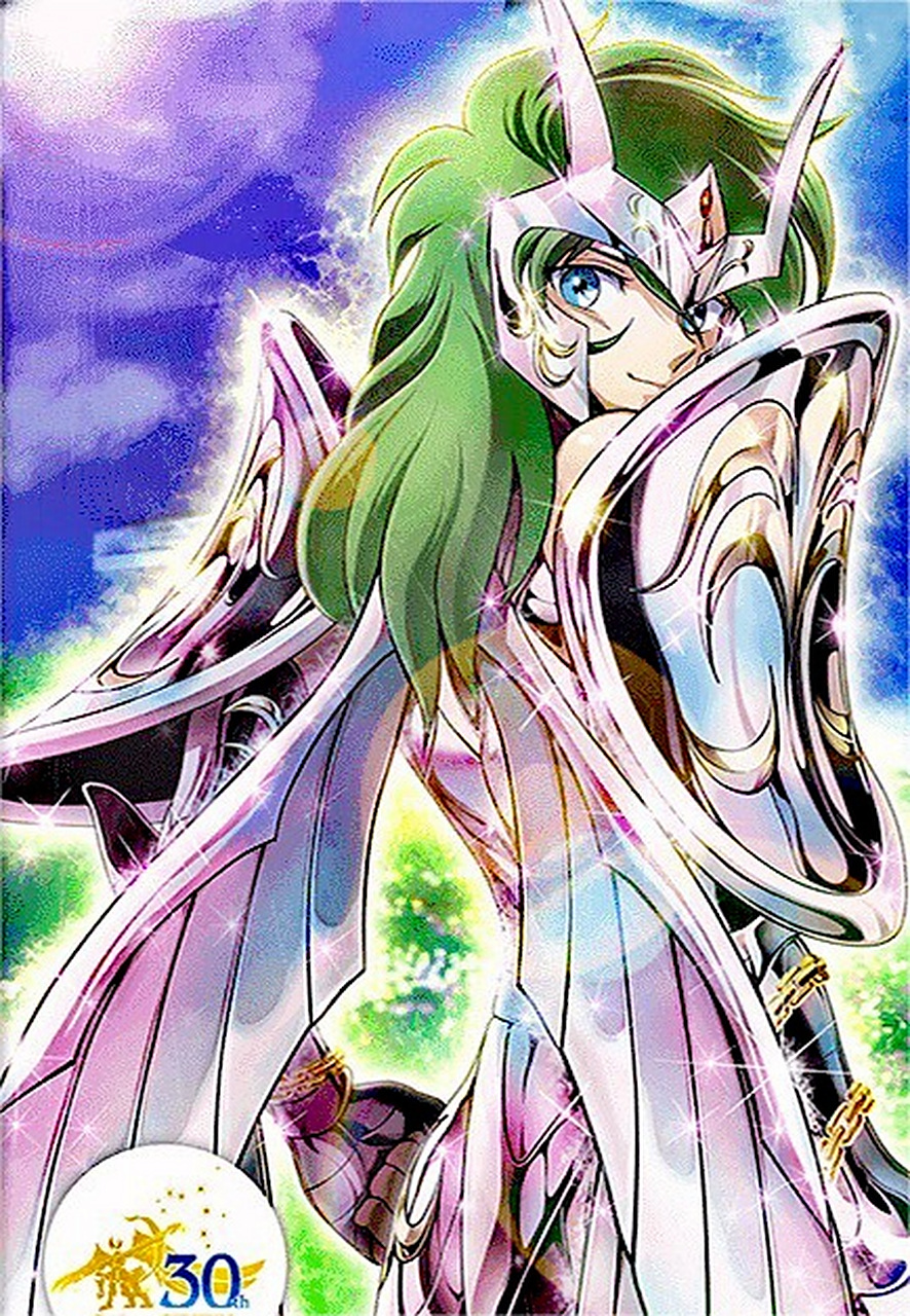 一组圣斗士星矢 仙女座 瞬 插画欣赏,按设定今天是他的生日.