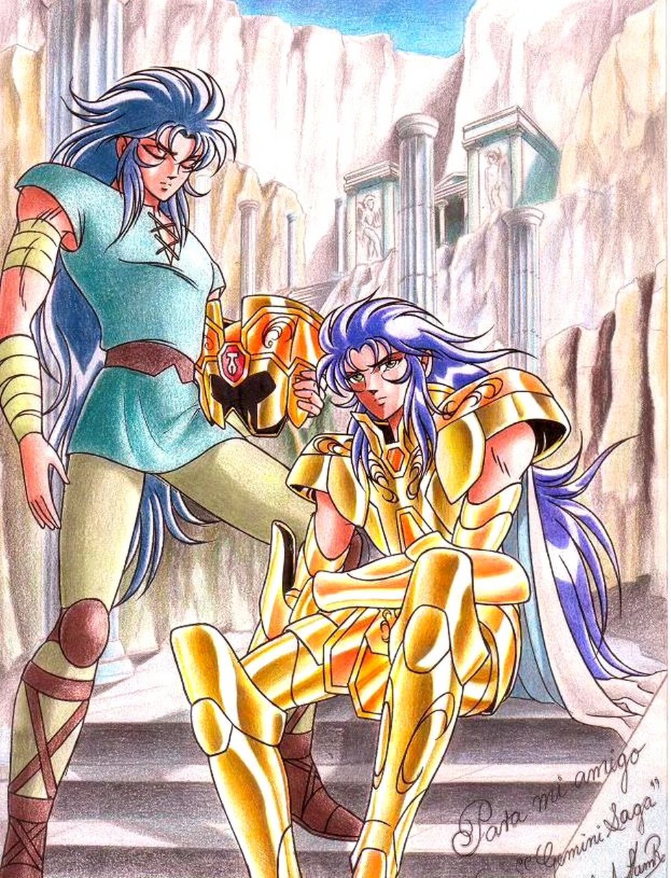 圣斗士星矢:撒加与加隆,两人争夺双子座圣衣成为了命运的转折点,撒加