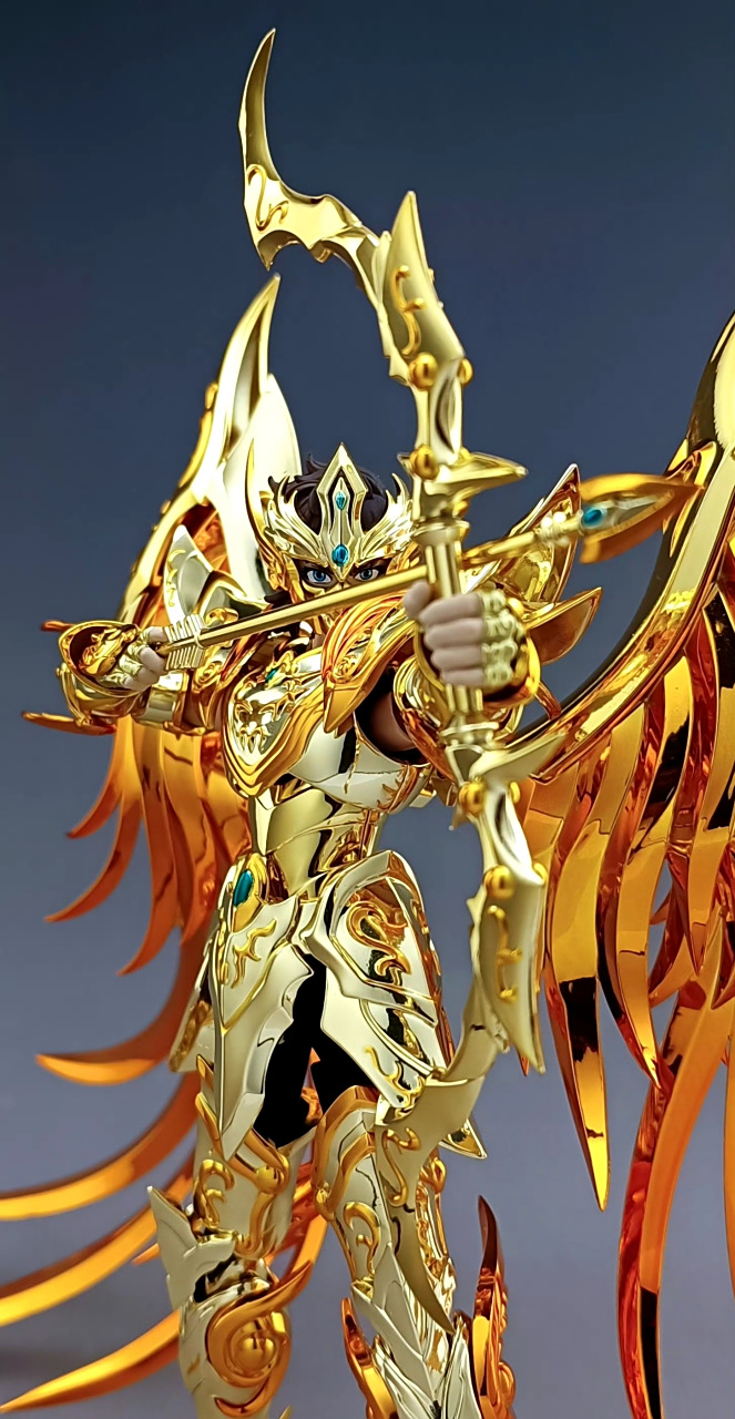 模型欣赏:toy point 圣斗士星矢 魔改人马座黄金圣衣,by 新圣衣控.