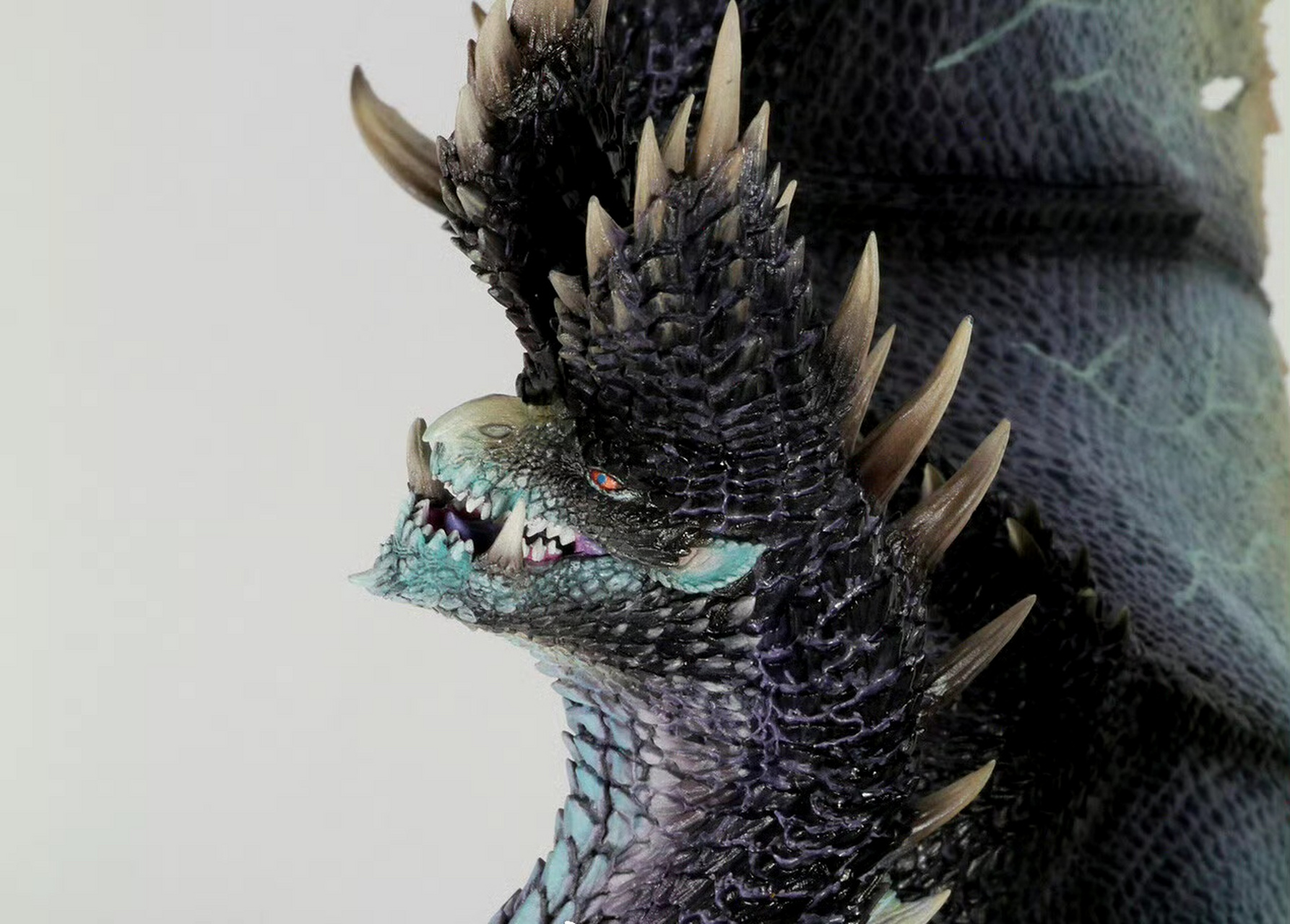 模型欣赏:capcom 卡普空 怪物猎人3 阿尔伯脱龙 煌黑龙 手办.