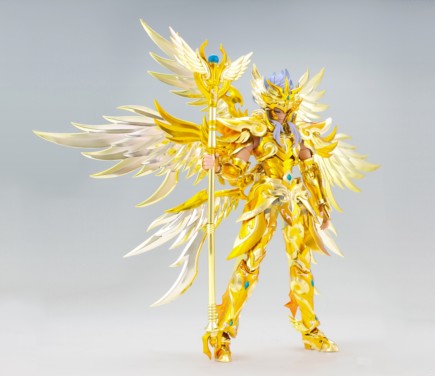 模型欣赏:圣斗士星矢 众星起源 宙斯.#动漫# #模型# #圣斗士星矢