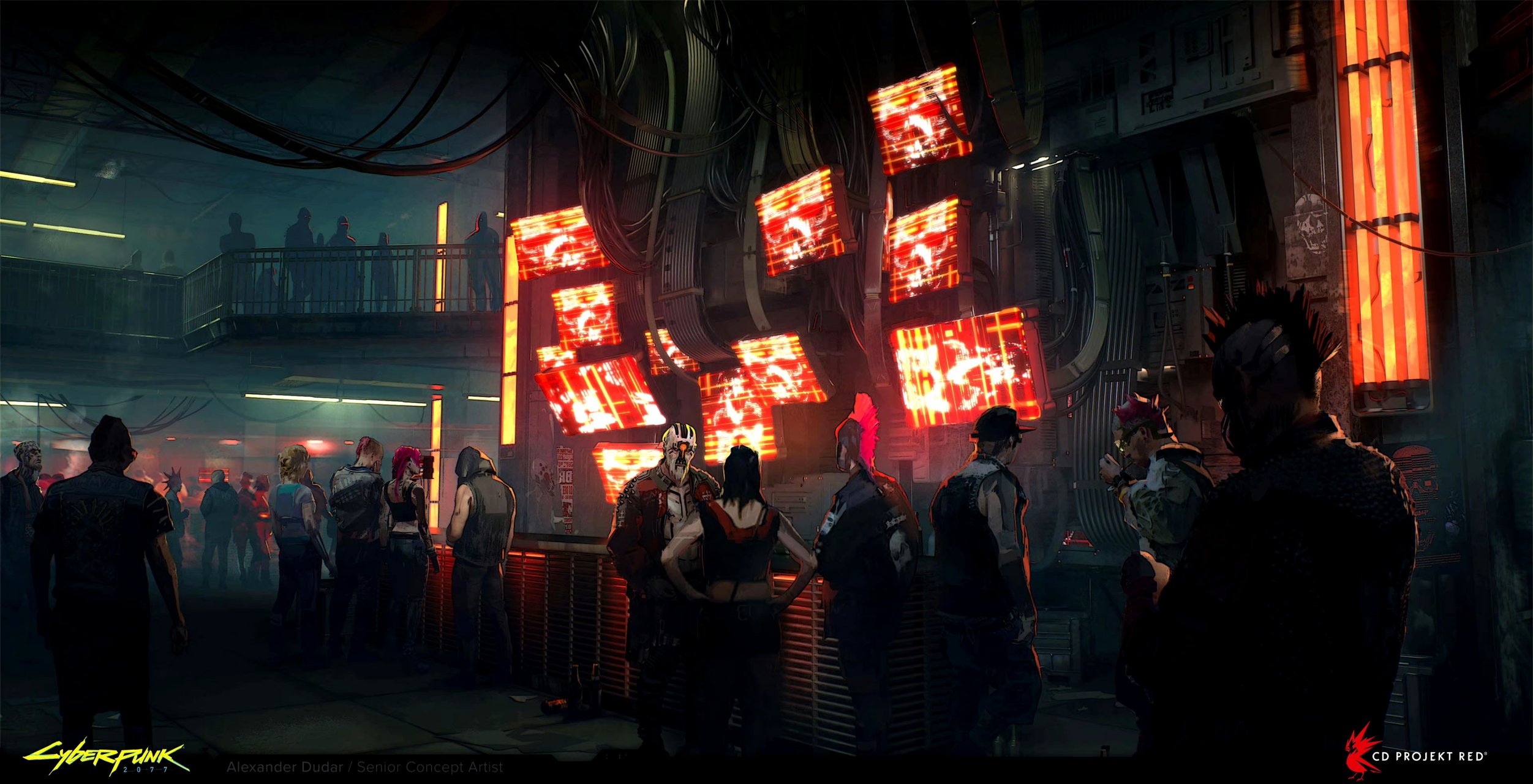 游戏《赛博朋克2077》场景概念设计欣赏,by alexander dudar.