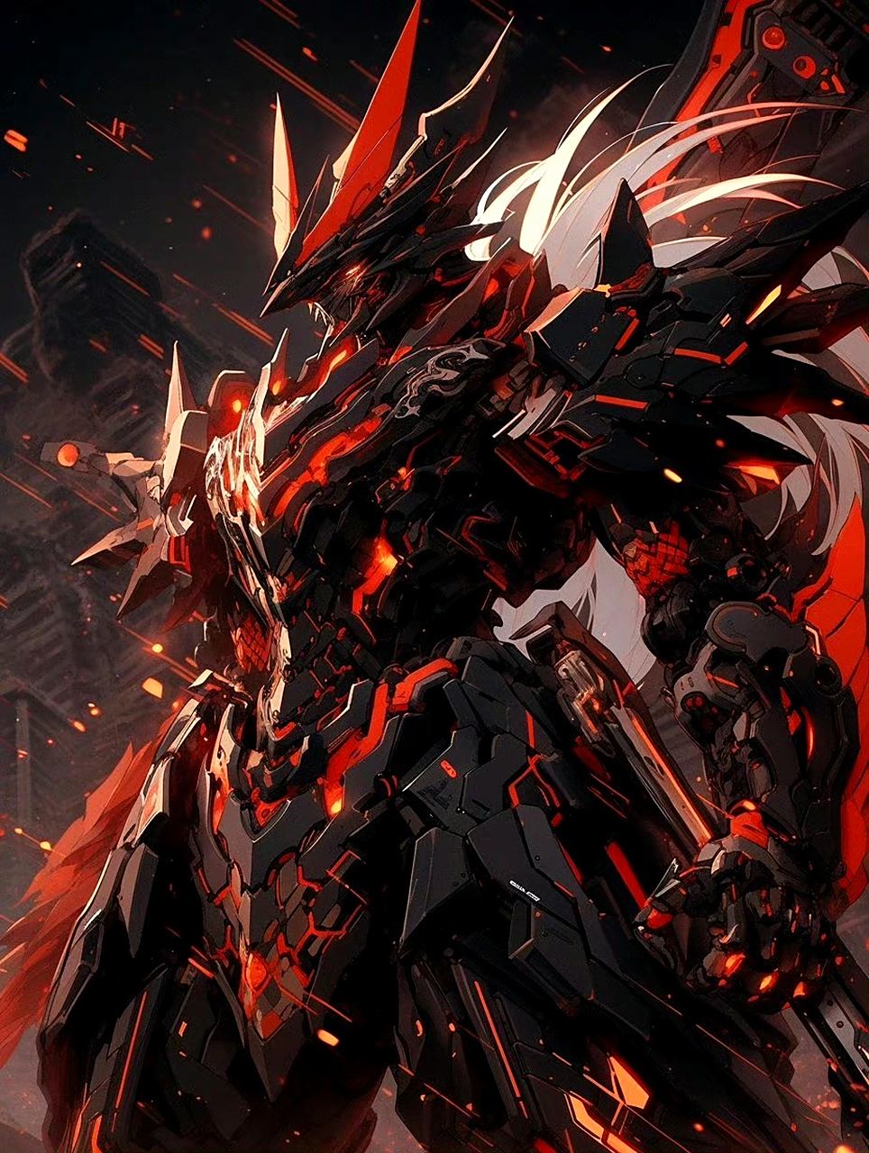 动漫# #插画# #机甲