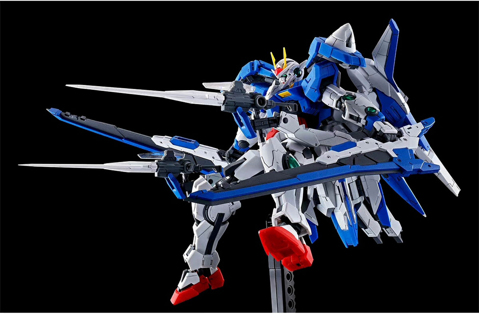 模型欣赏:pb网限 机动战士高达00 rg 1/144  00 xn raiser/00高达xnr.