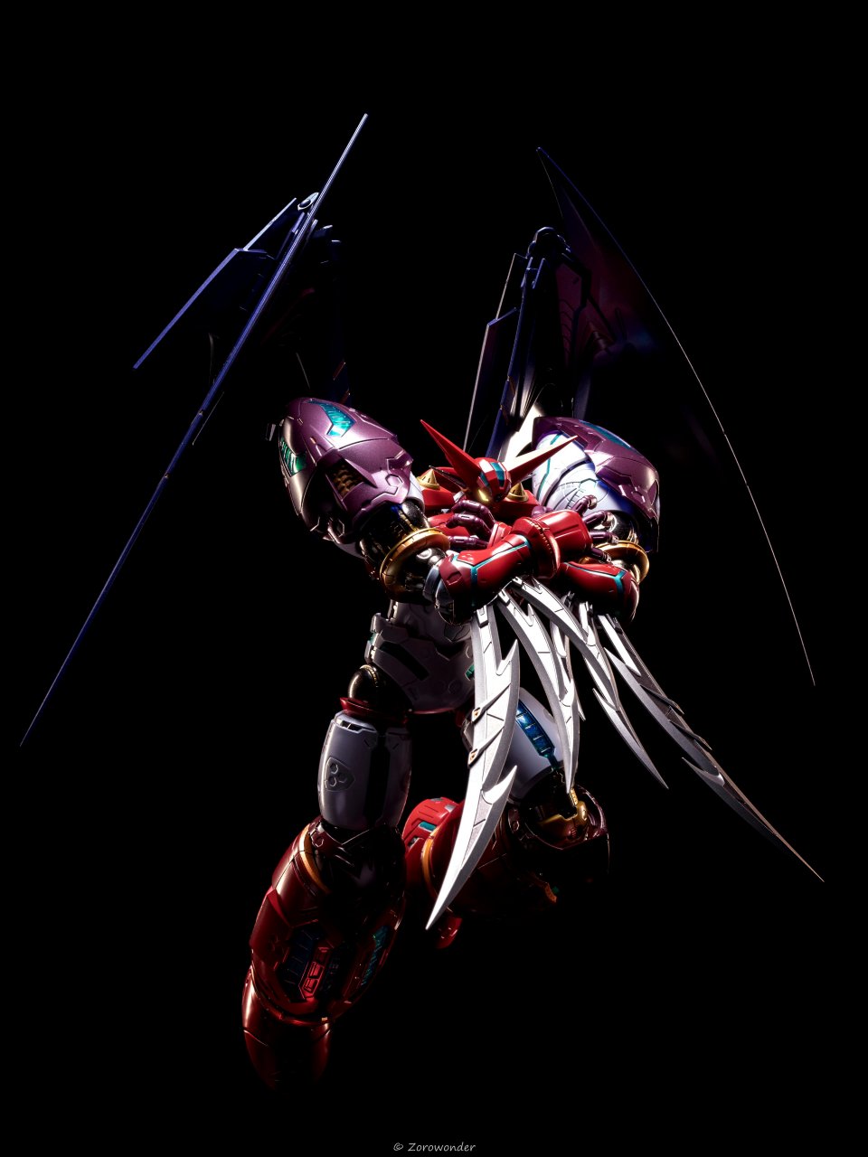 模型欣赏:mb 真盖塔,机体源自《真盖塔:世界最后之日》,by zorowonder