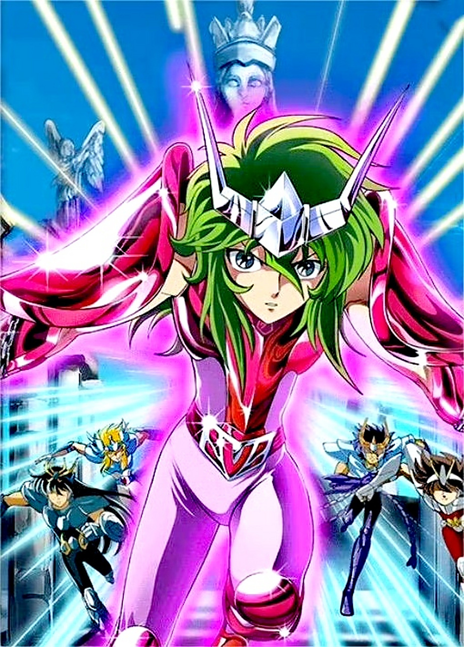 一组圣斗士星矢 仙女座 瞬 插画欣赏,按设定今天是他的生日.