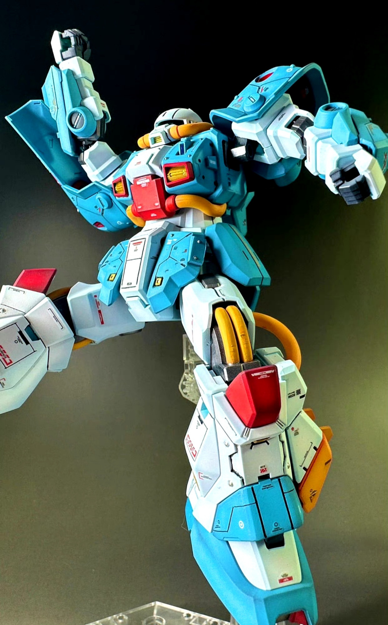 模型欣赏:机动战士高达 hguc 高扎古 民用型,by meo_pla.